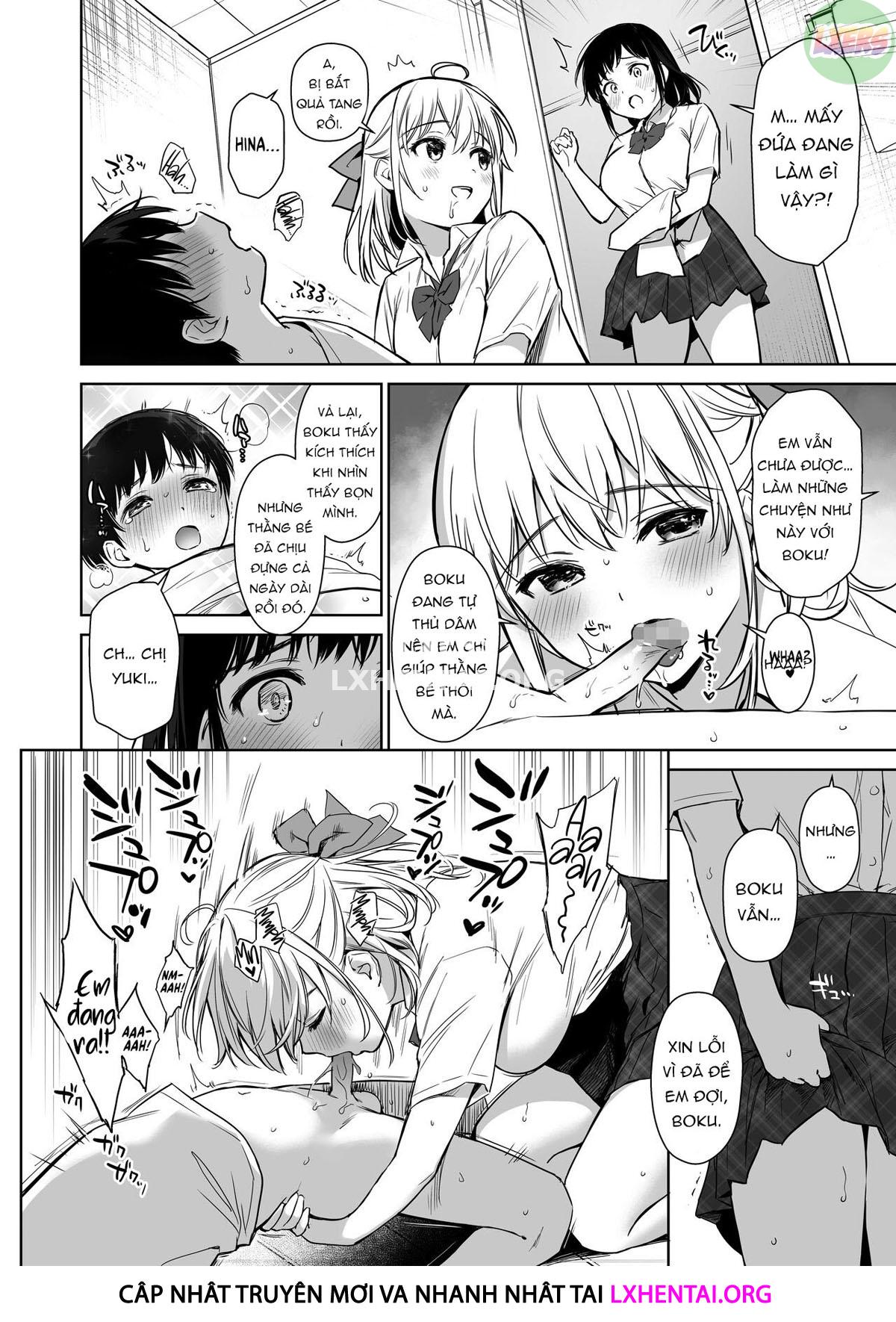 Đọc truyện hentai Naisho No Hajimete ~Suunenburi Ni Atta Shinseki No Bijin JK Shimai Ni Ecchi No Tehodoki Sarechaimasu~ - Oneshot