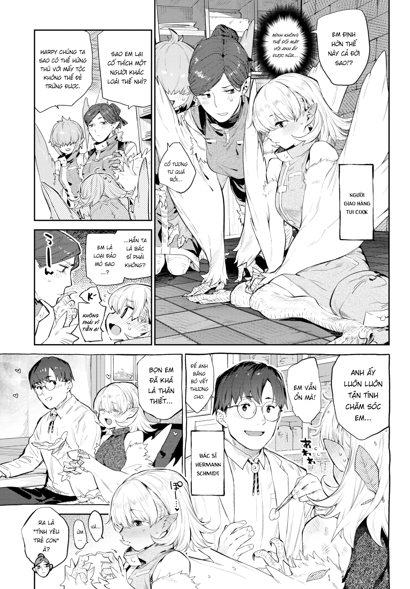 Đọc truyện hentai Otherworldly Maidens Series - Harpy Valentines Day