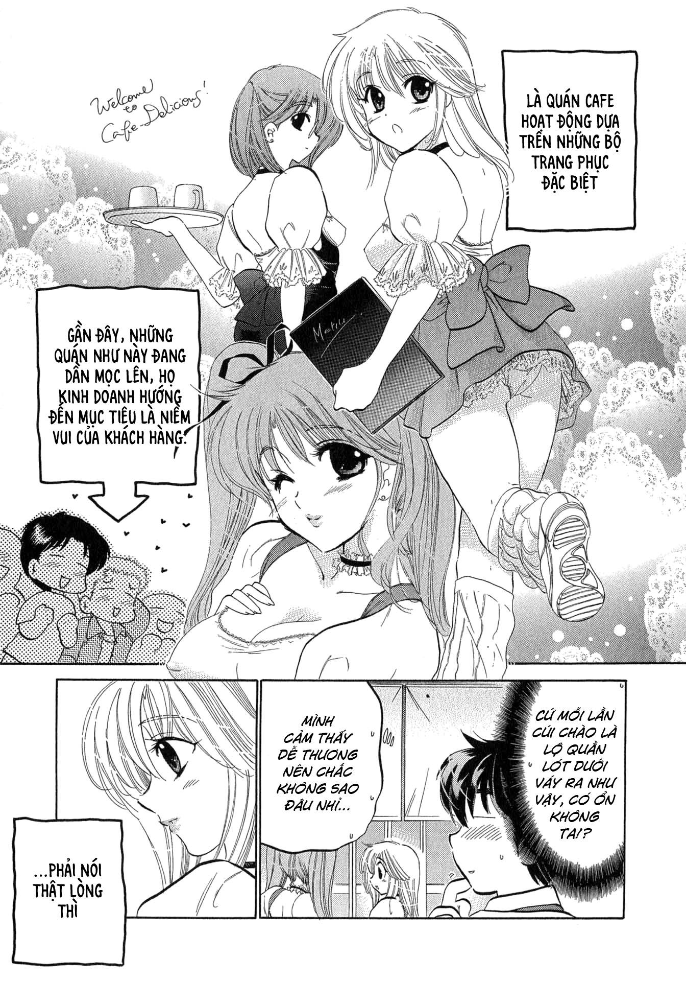 Đọc truyện hentai Cafe Delicious - Menu 3: Bánh Mille Feuille