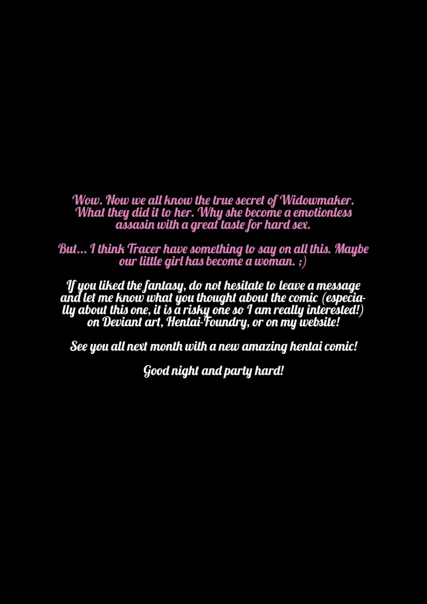 Đọc truyện hentai The Secret of Widowmaker - Oneshot