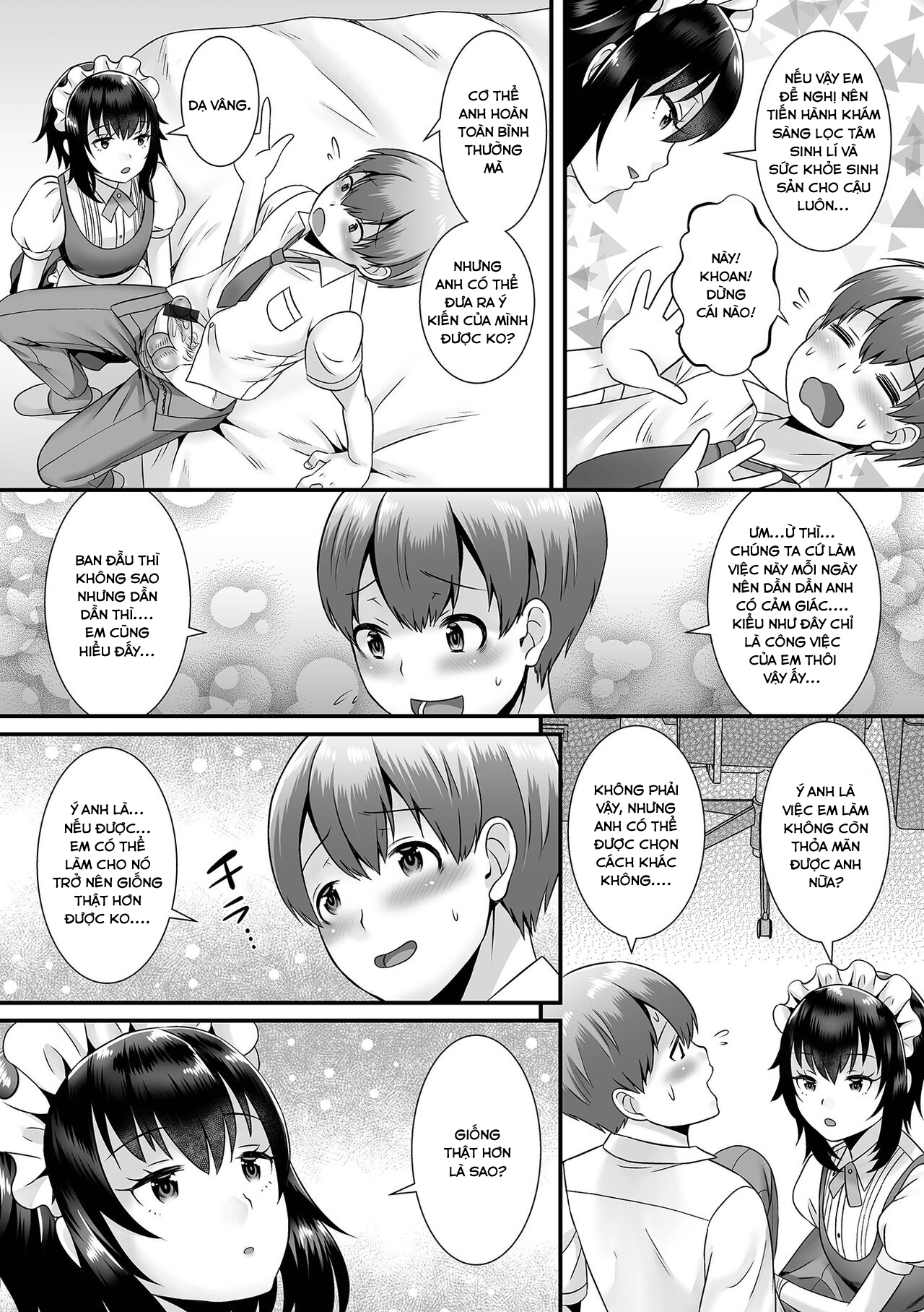 Đọc truyện hentai Seiki Sakushu Maid-san Oshigoto Desu Yo - Oneshot