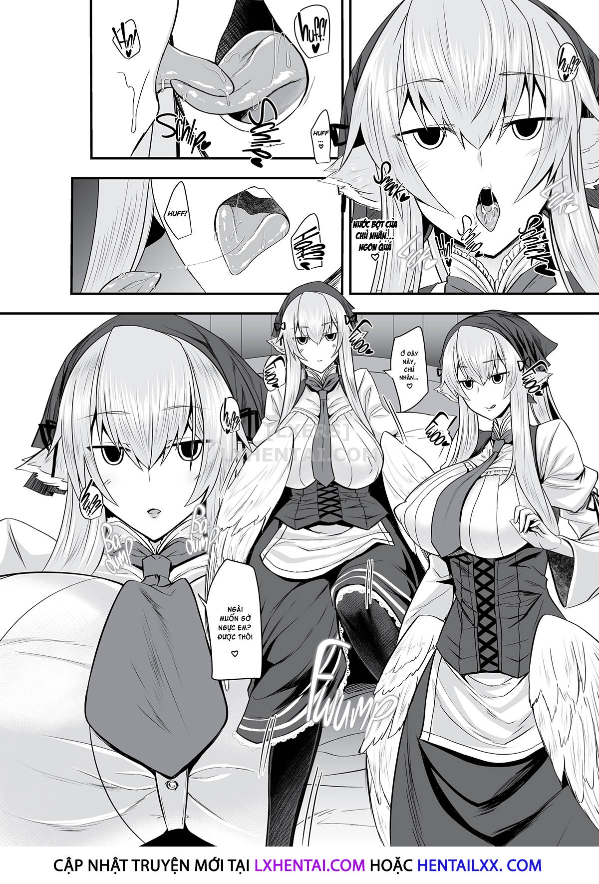 Đọc truyện hentai Feathery Maid Miss Yachiyo - Oneshot