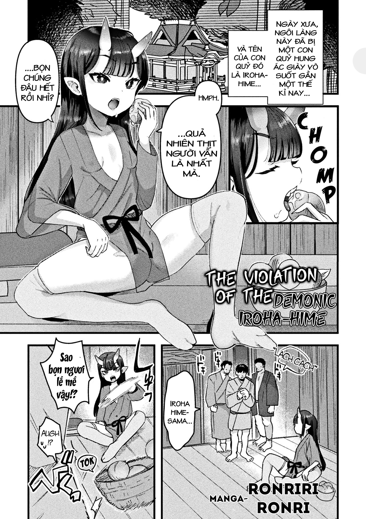 Đọc truyện hentai Loli-babaa Kyousei Tanetsuke Ecchi! - Chap 1