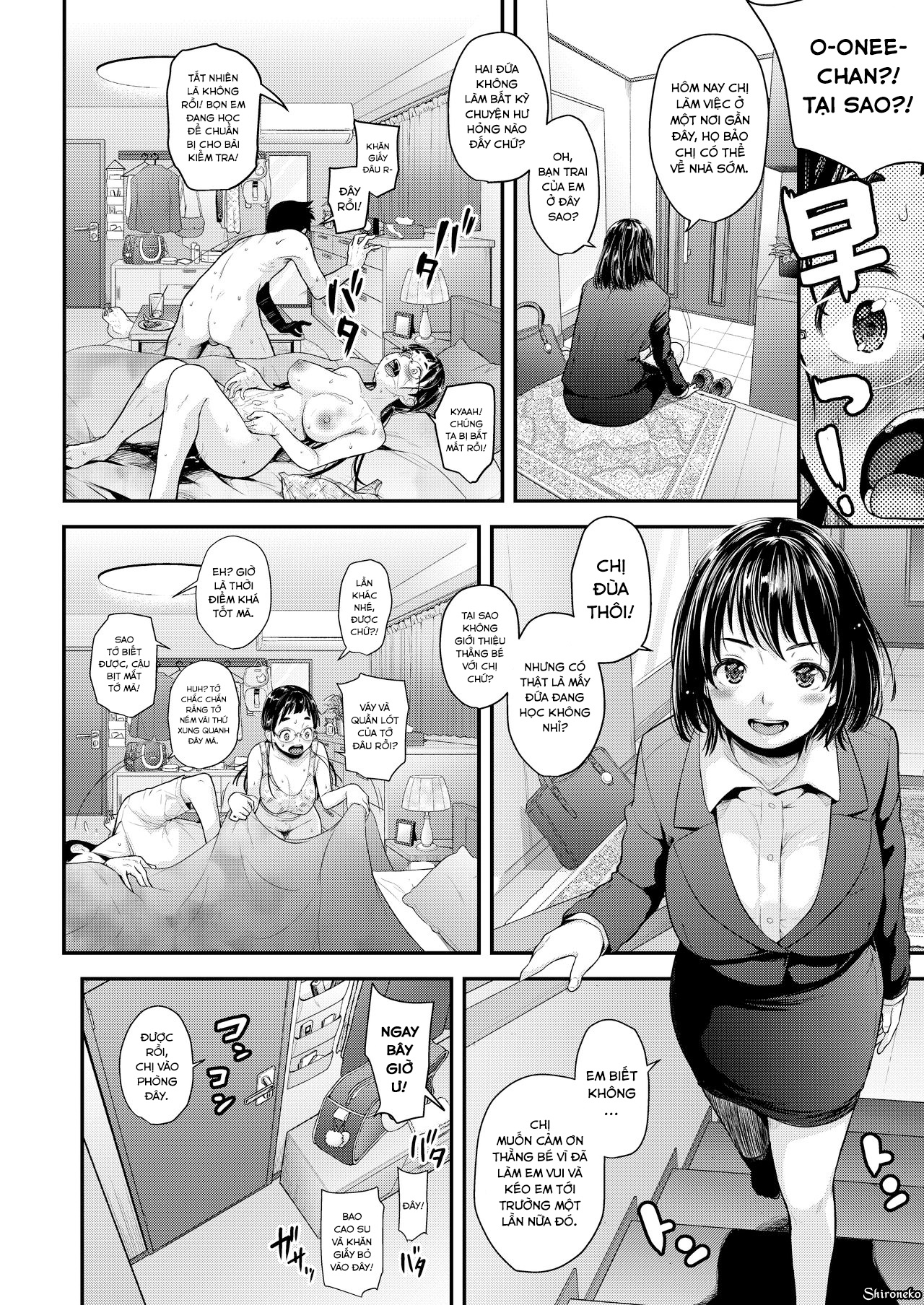 Đọc truyện hentai Jimiko to Ichinichijuu Sex - Chap 4 - Jimiko to Ichinichijuu Sex 4 - Futarikiri no Juken Benkyou wa...