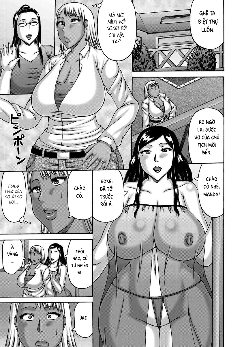 Đọc truyện hentai Zetsurinzuma no Chijyo - Chap 4: 3 bồn chứa tinh.