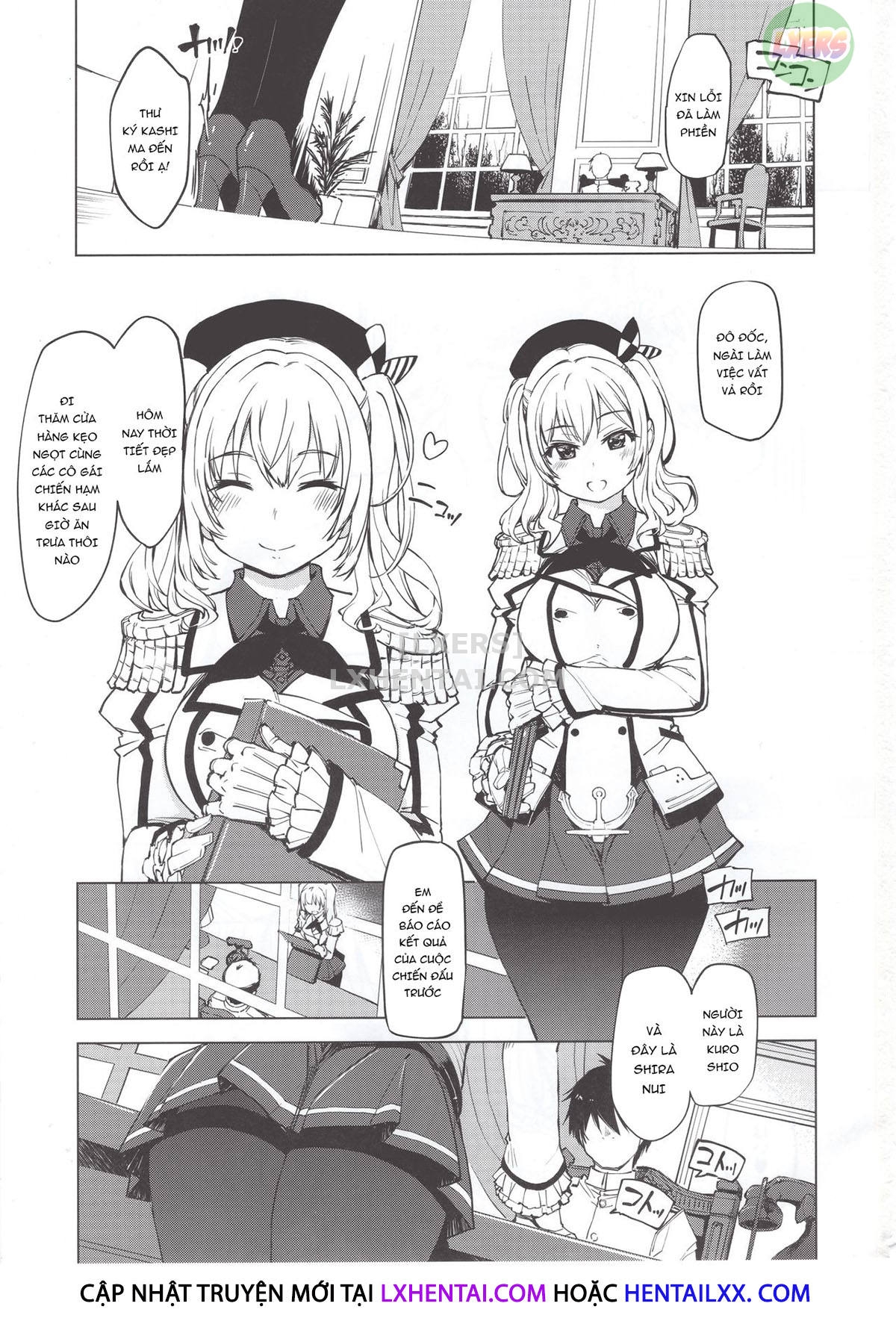 Đọc truyện hentai Hishokan Kashima No Houkokusho - Chap 1