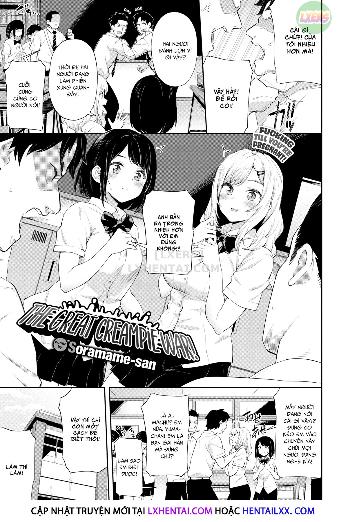 Đọc truyện hentai Đại chiến Creampie! - Oneshot