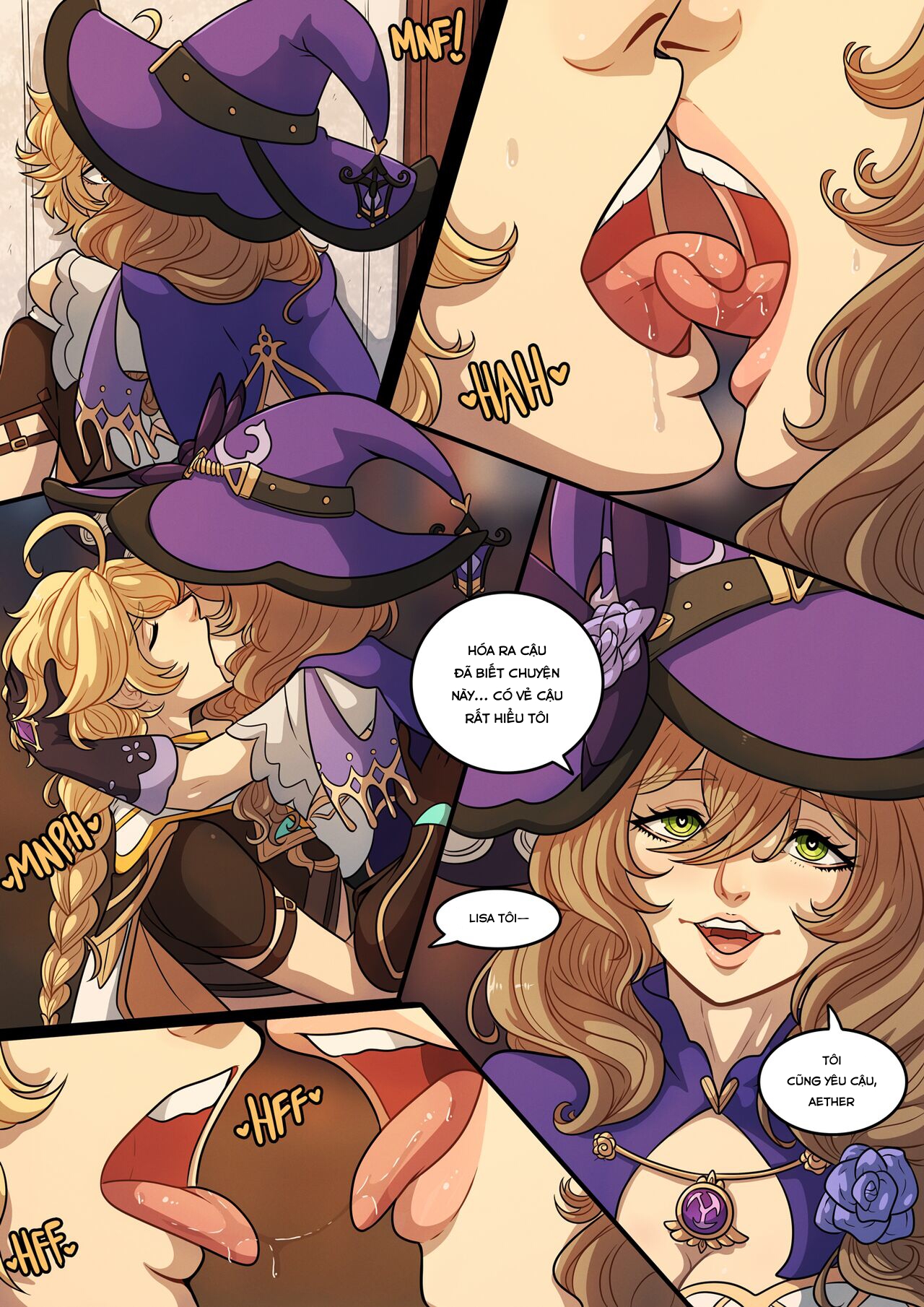 Đọc truyện hentai The Traveler's Guide to Teyvat's Heart-Lisa - Oneshot.