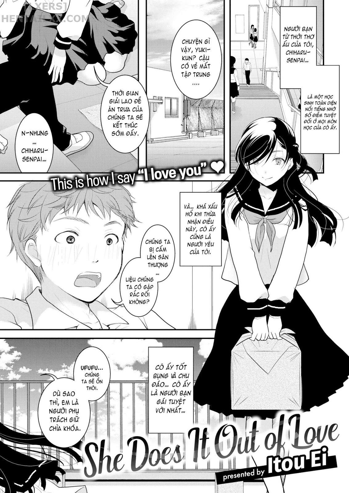 Đọc truyện hentai She Does It Out of Love - Oneshot