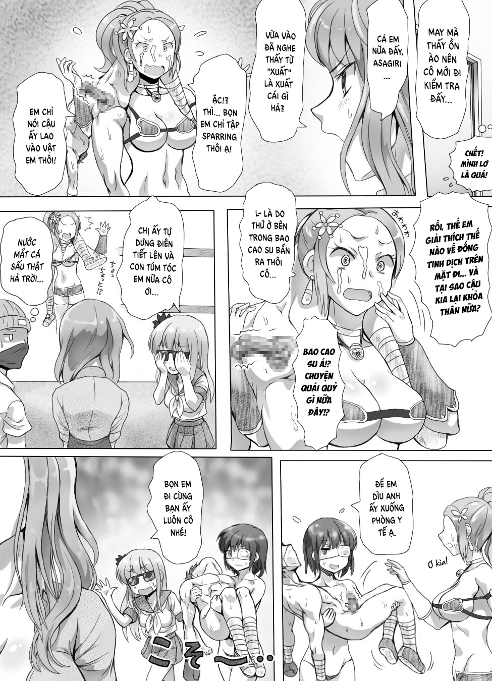 Đọc truyện hentai Naburi Tokidoki Shasei ~Kouhai no Joshi ni Makete Shasei Saserareta Ore~ - Chap 3