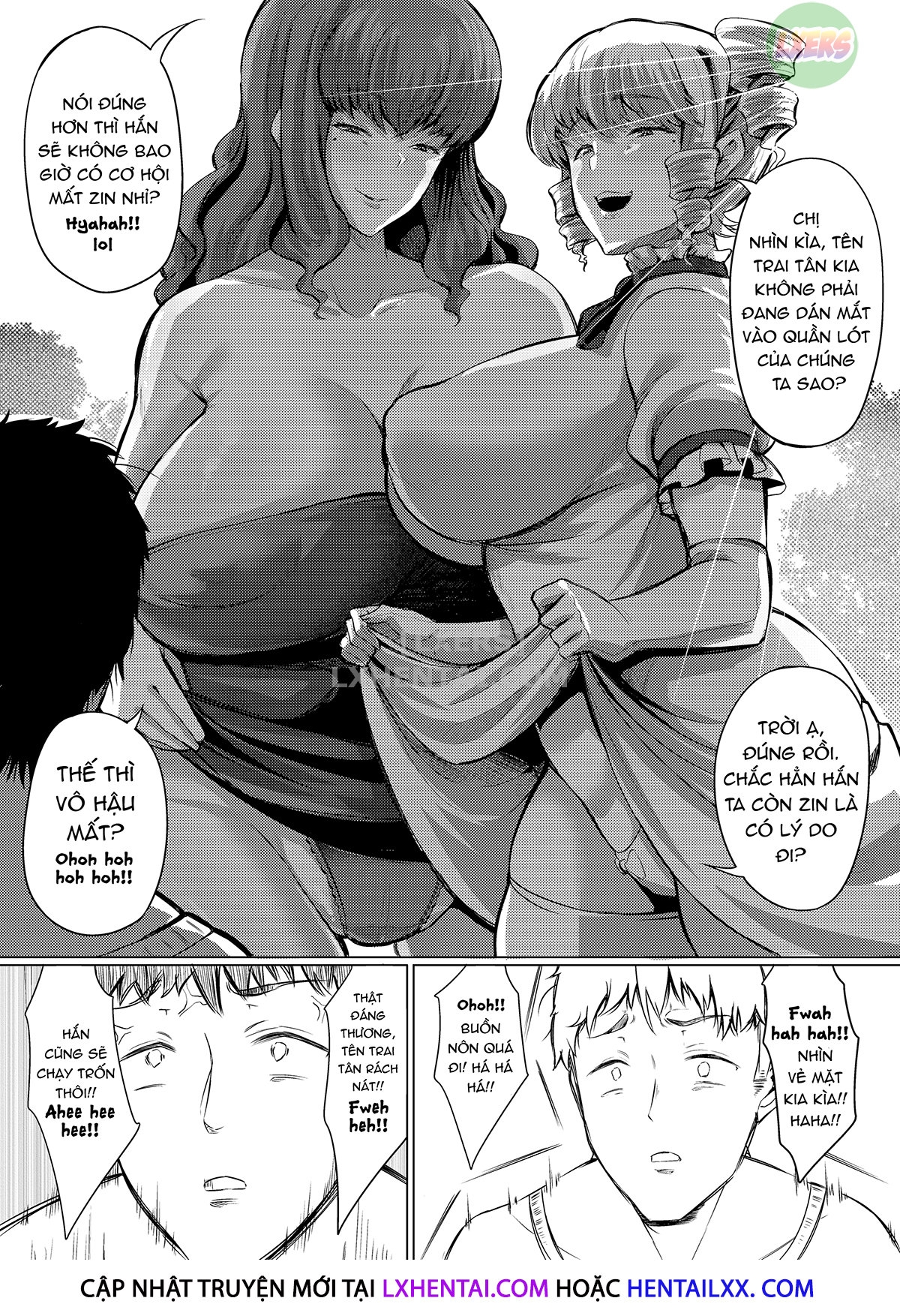 Đọc truyện hentai Cặp chị em chọc ghẹo người khác bị nhận hình phạt - Oneshot