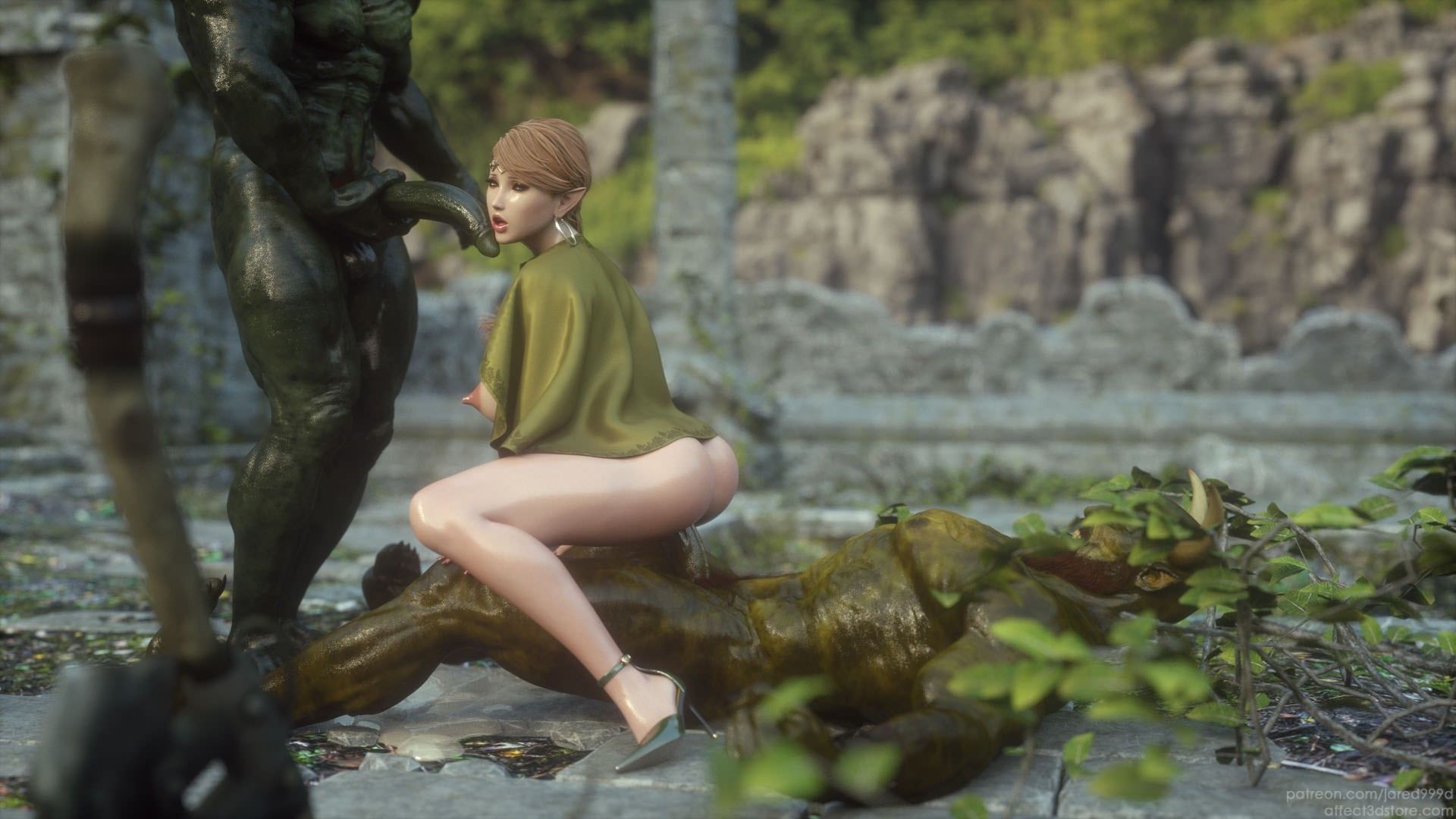 Đọc truyện hentai Elf Slave - Chapter 1: Side B