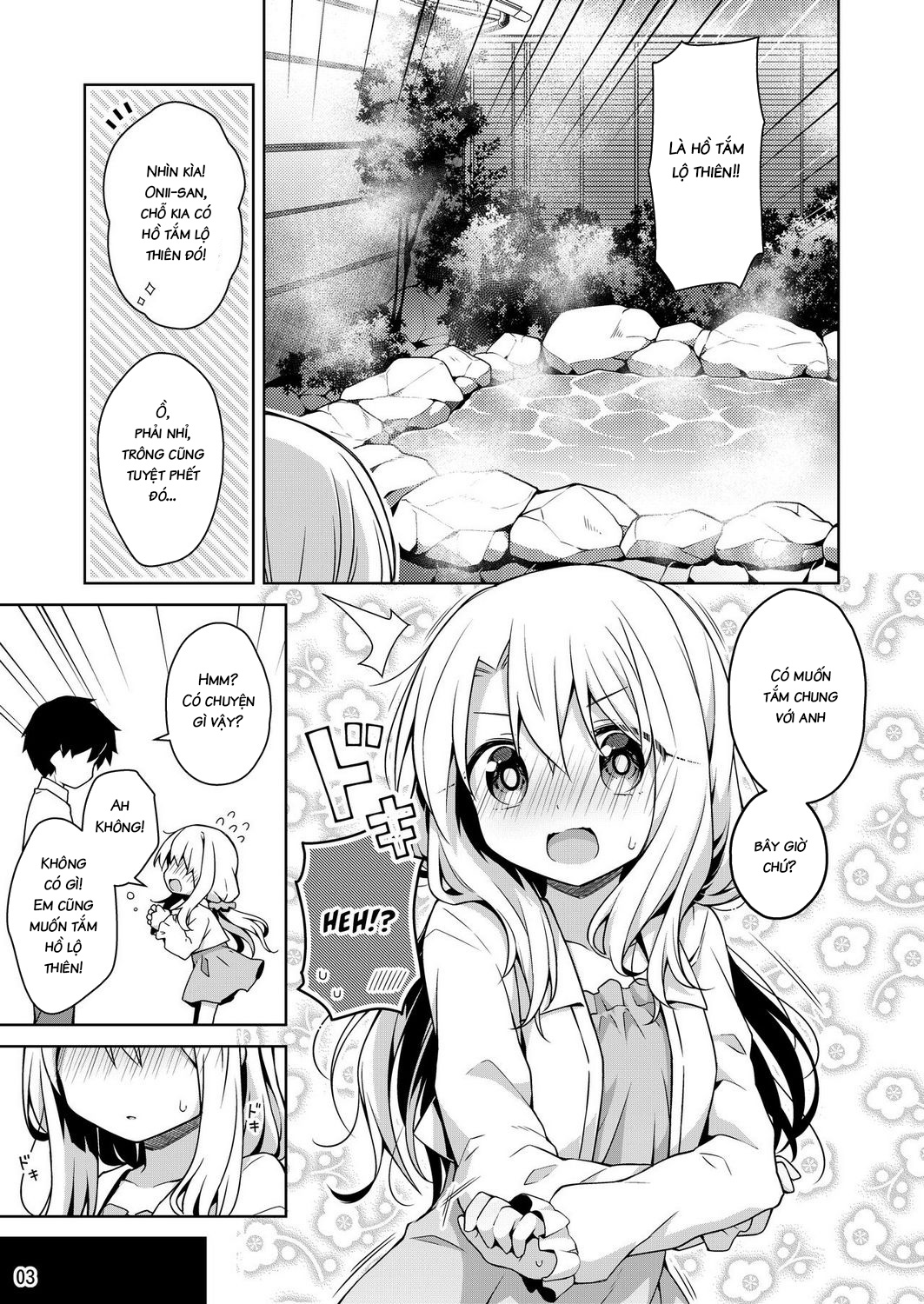 Đọc truyện hentai Entering The Hot Spring With Illya - Oneshot
