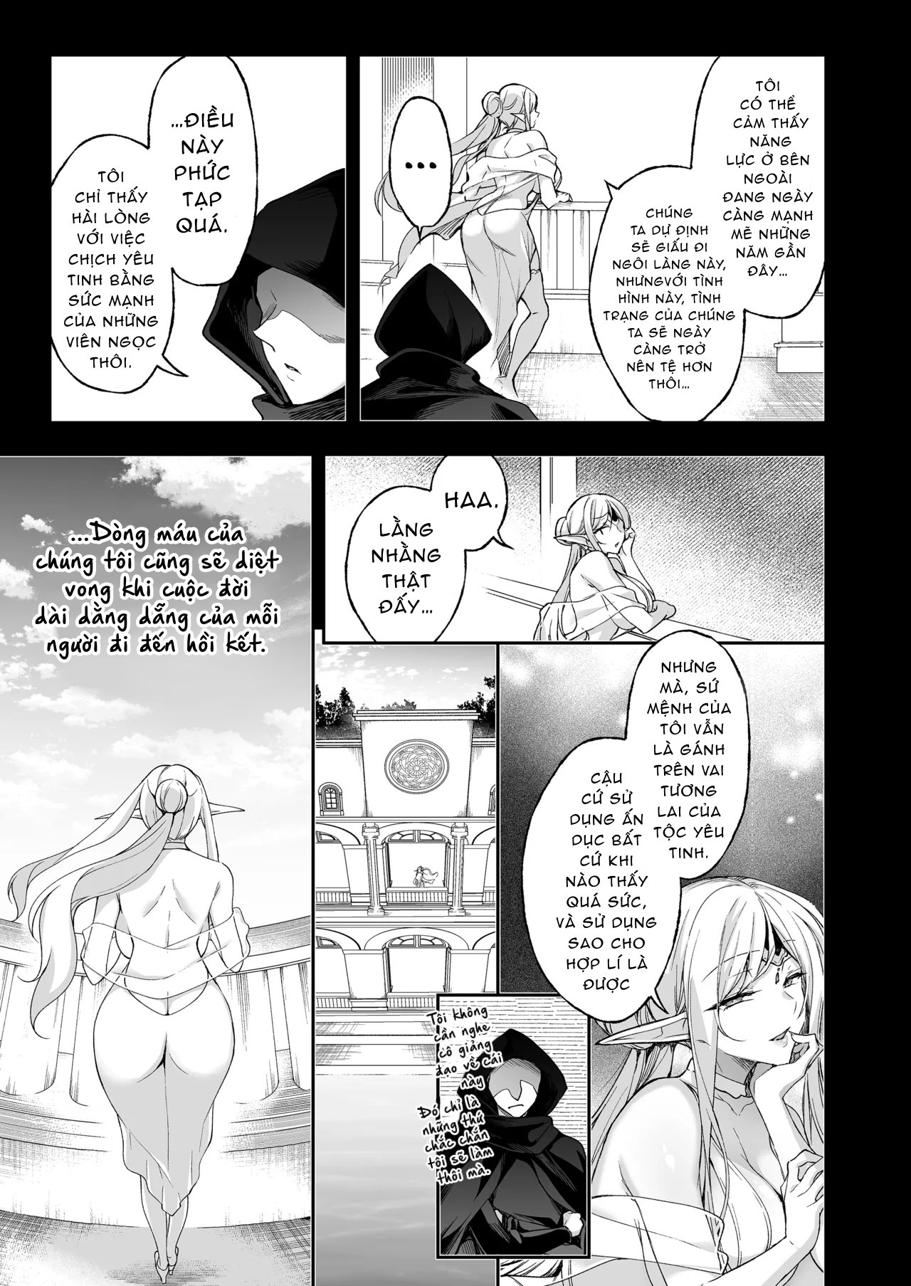 Đọc truyện hentai Elf ni Inmon o Tsukeru Hon LEVEL:8 - Oneshot