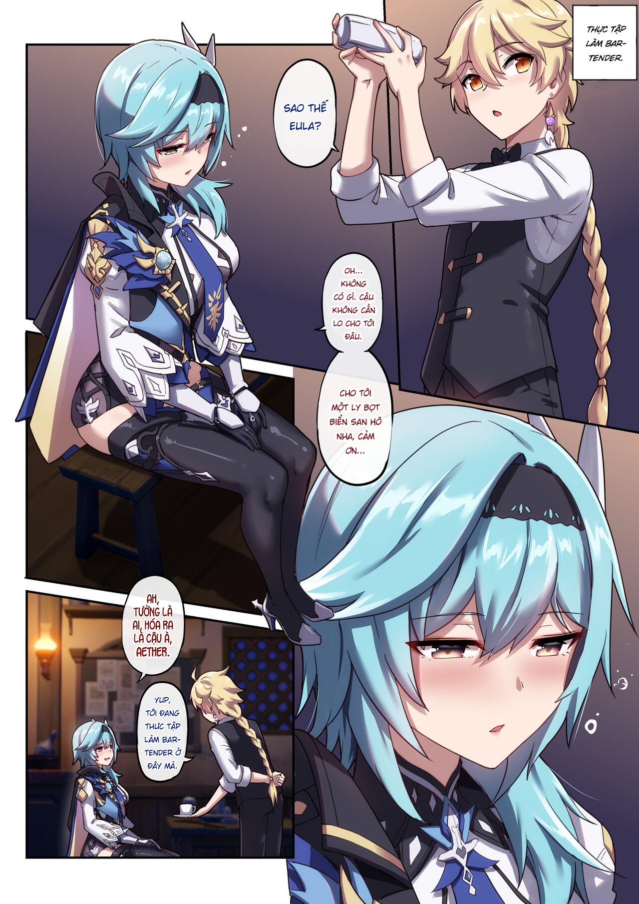 Đọc truyện hentai Eula say rượu - Oneshot nuột