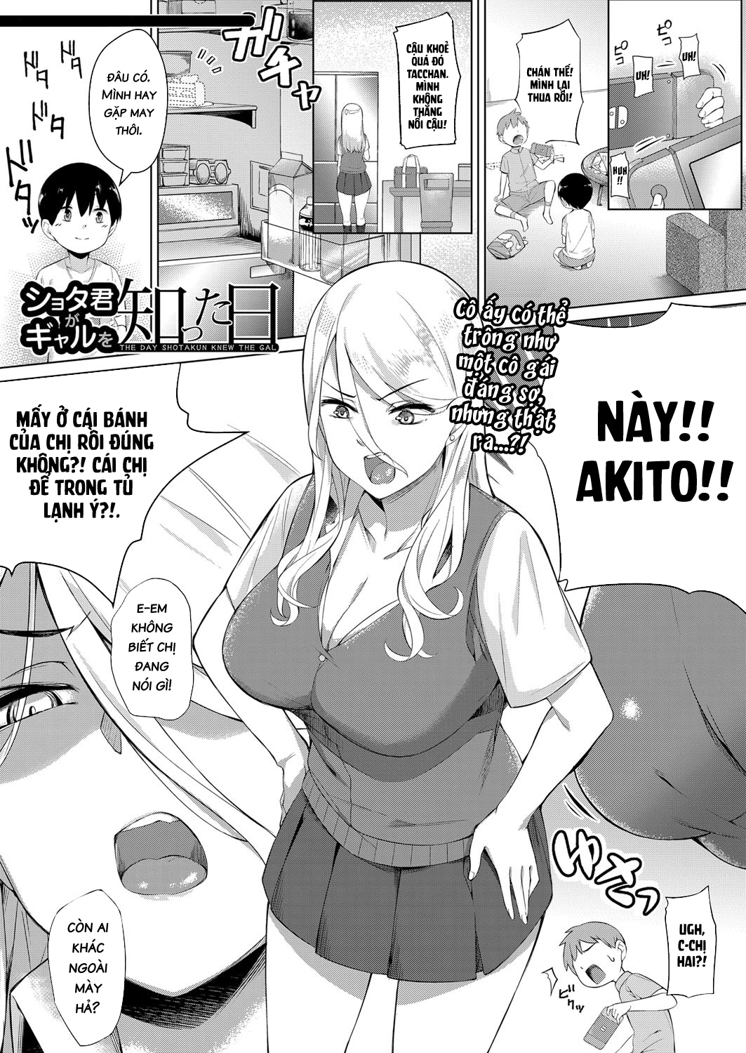 Đọc truyện hentai Ngày cậu bé biết được mùi gái - Oneshot