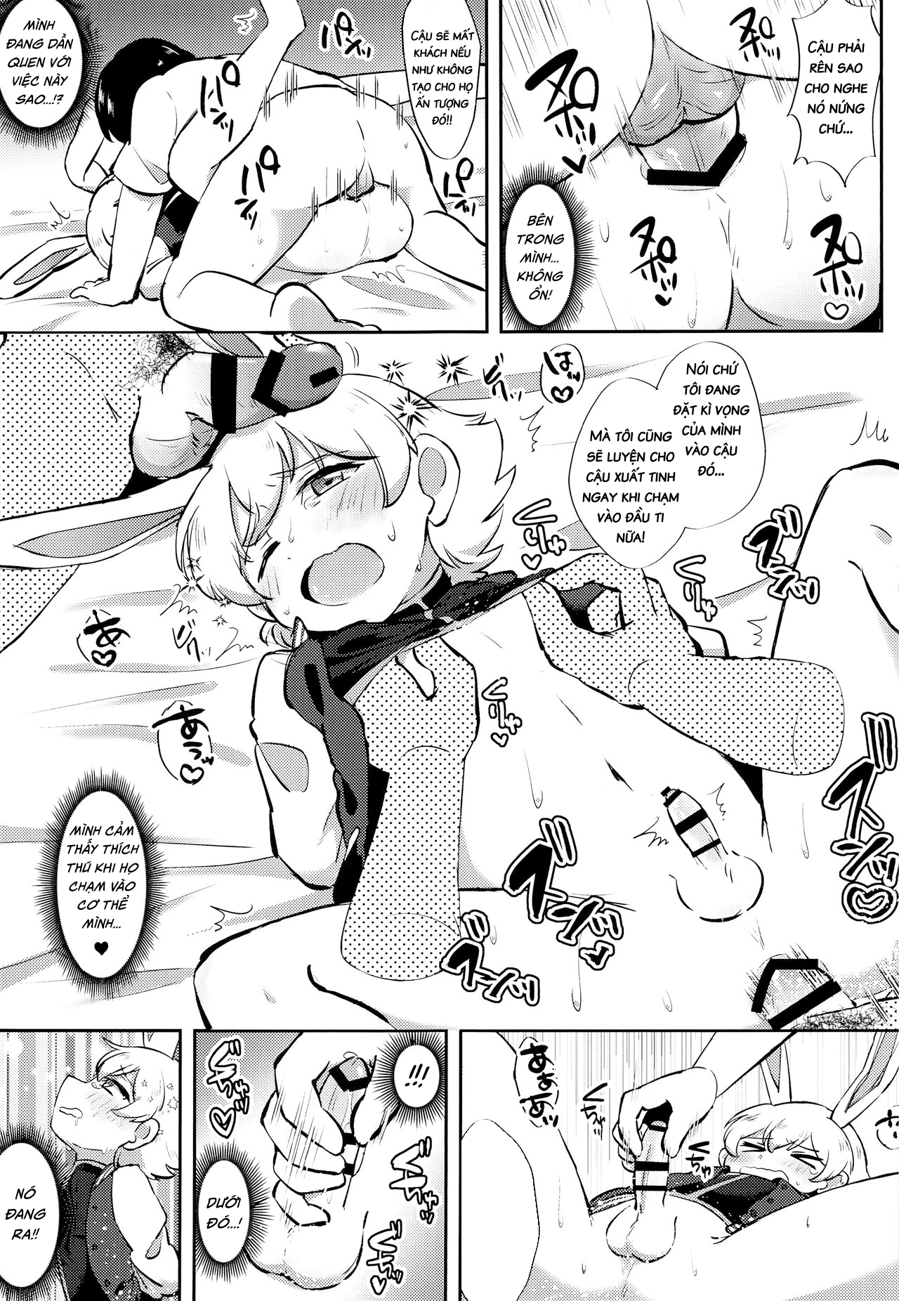 Đọc truyện hentai Cậu bé du hành người thỏ và ông chú Shotacon - Oneshot