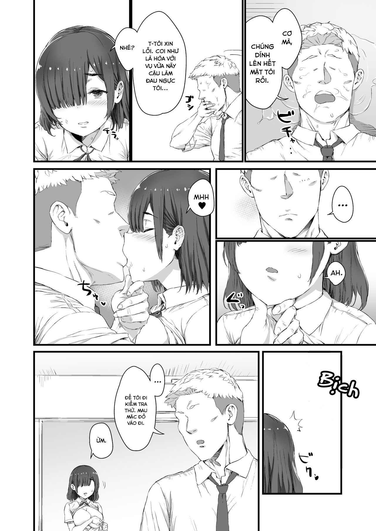 Đọc truyện hentai Cậu bạn trai thích bị cắm sừng và cô bạn gái tóc che mắt - Oneshot