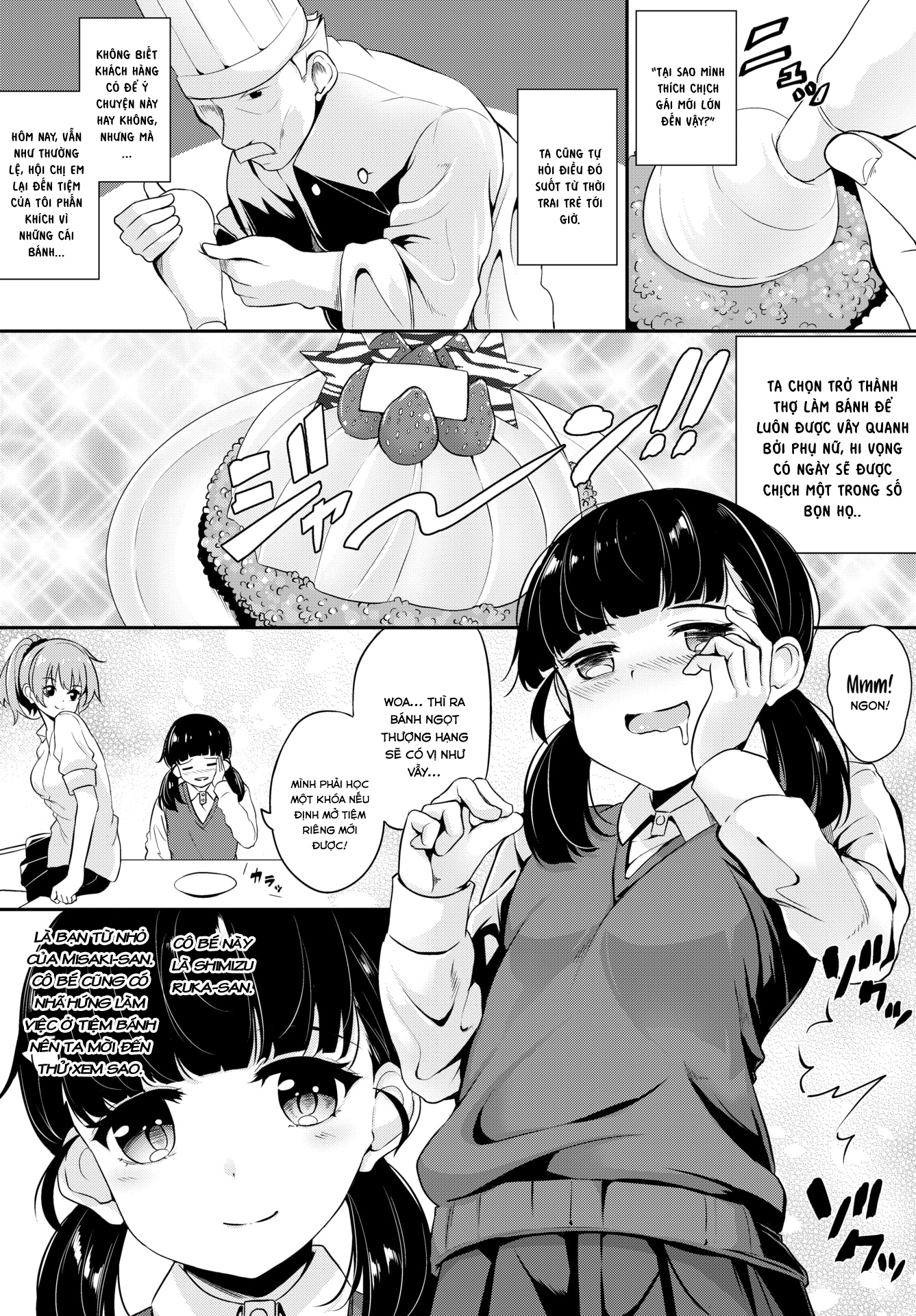 Đọc truyện hentai Bị Ép Phải Ra Tại Tiệm Đồ Ngọt Cuối Phố - Chap 2