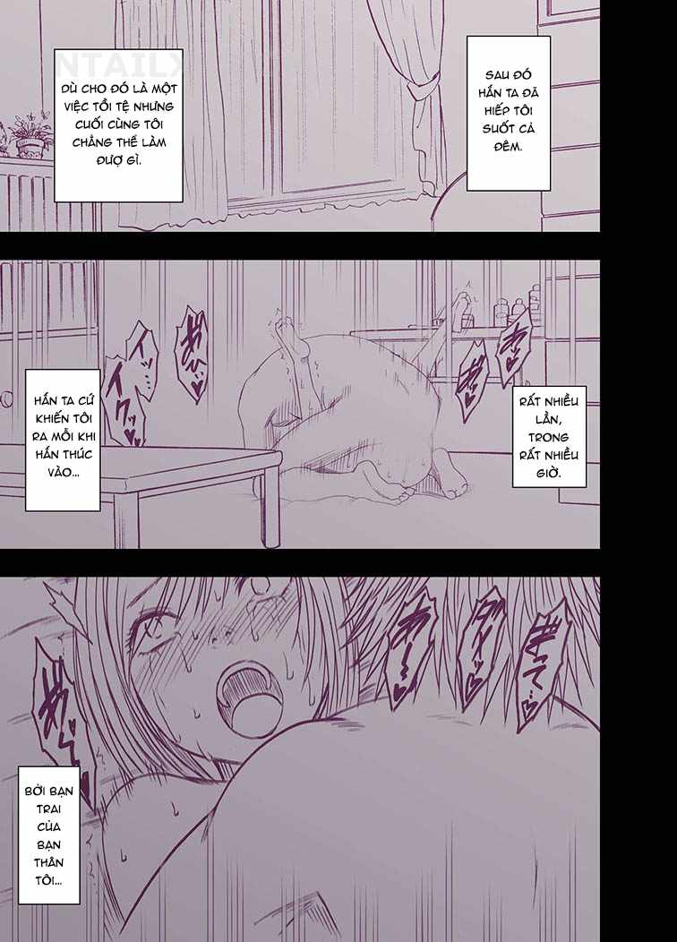 Đọc truyện hentai Shinyuu no Kareshi ni Okasareta Watashi - Oneshot