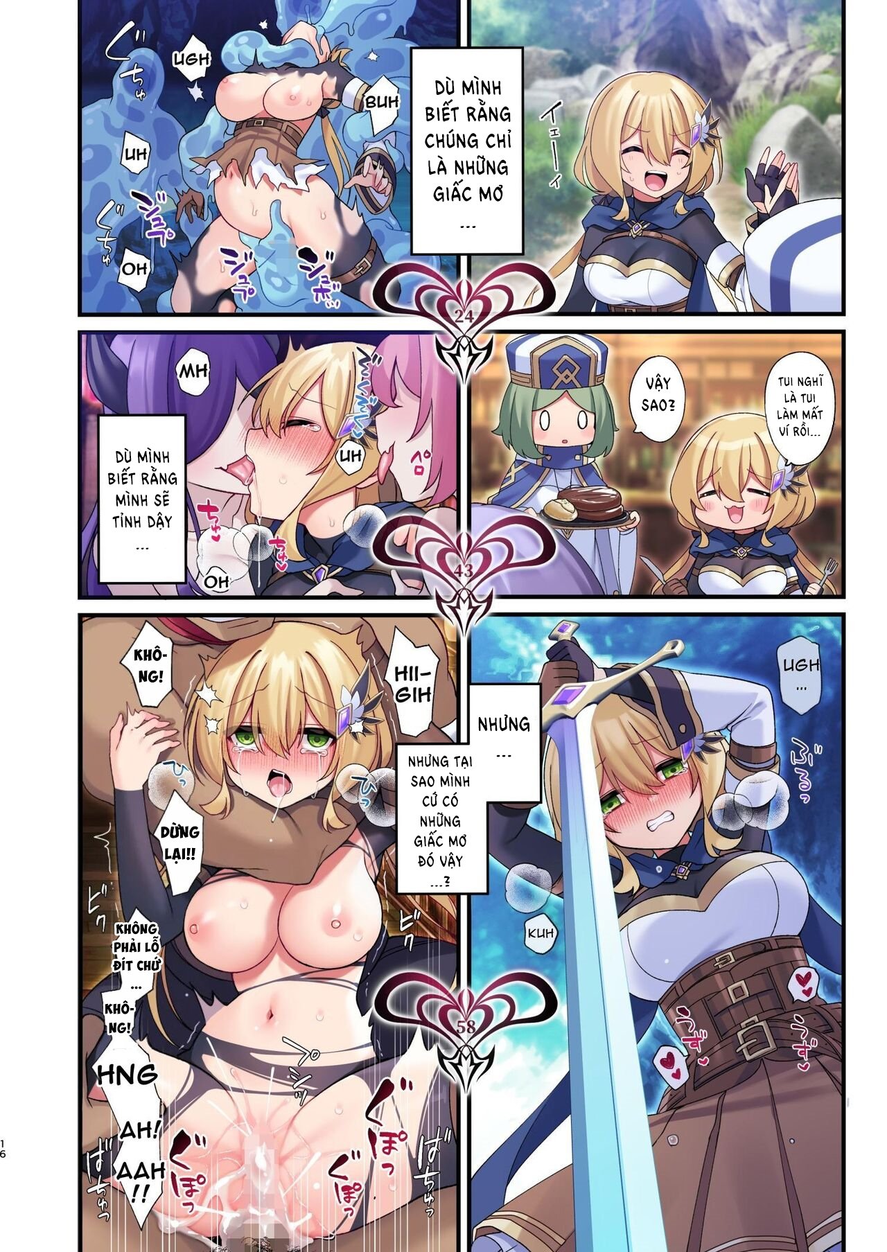 Đọc truyện hentai Chuyến phiêu lưu của anh hùng-chan đã đi đến hồi kết - Oneshot