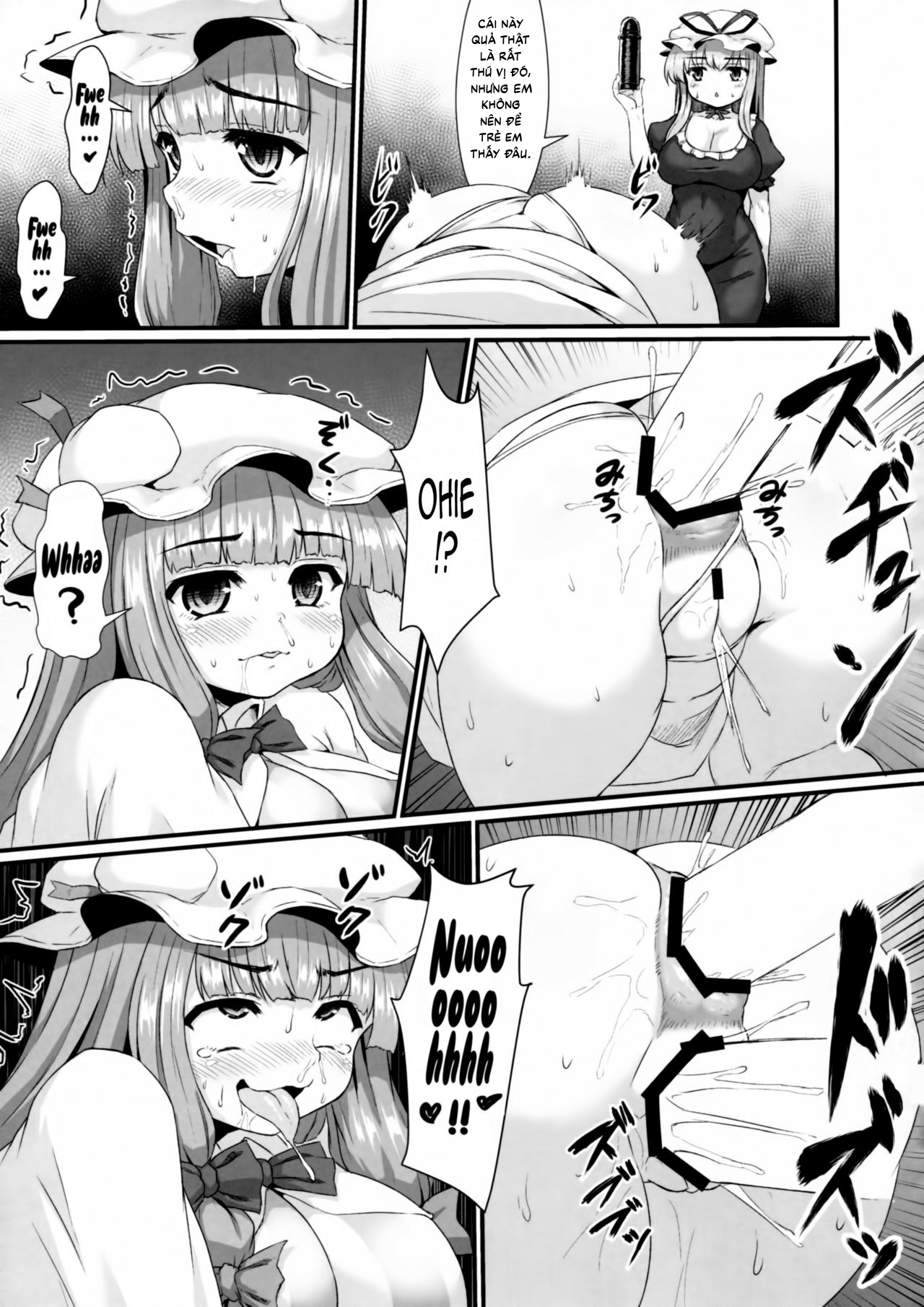 Đọc truyện hentai [Touhou] Lỗ Đít Của Patchouli - Oneshot