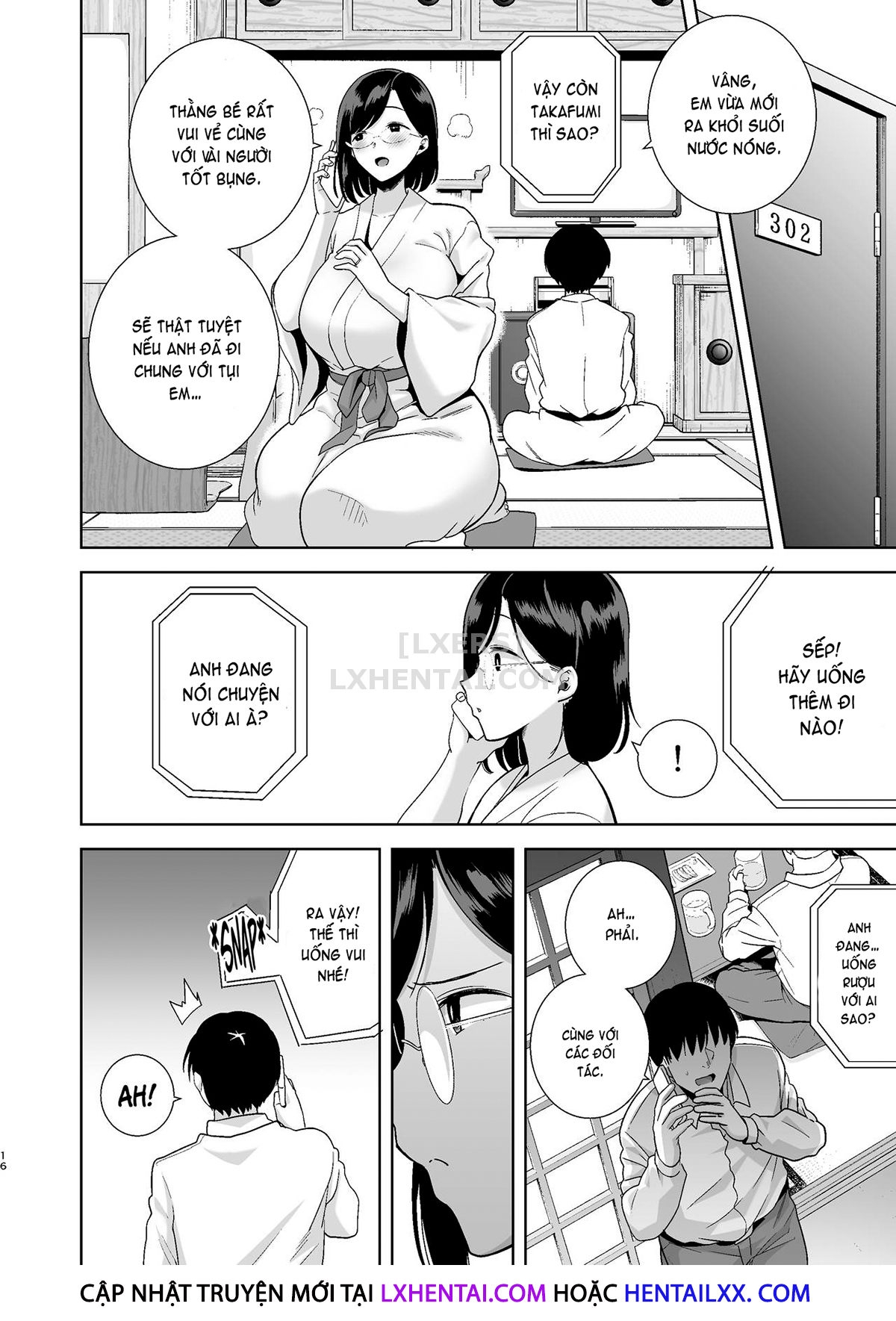 Đọc truyện hentai Natsuzuma ~Natsu, Ryokan, Nanpa Otoko-Tachi Ni Ochita Tsuma~ - Chap 1 - Có che