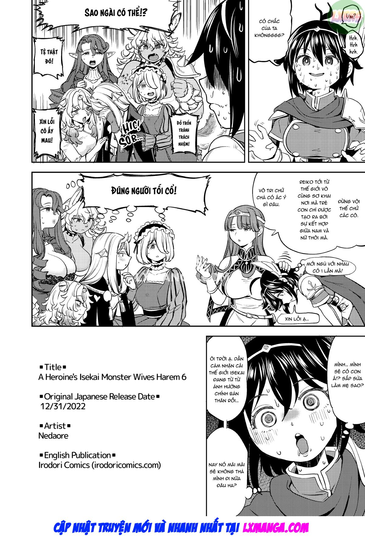 Đọc truyện hentai Tái sinh thành một nữ anh hùng có 5 người vợ quỷ - Chap 6