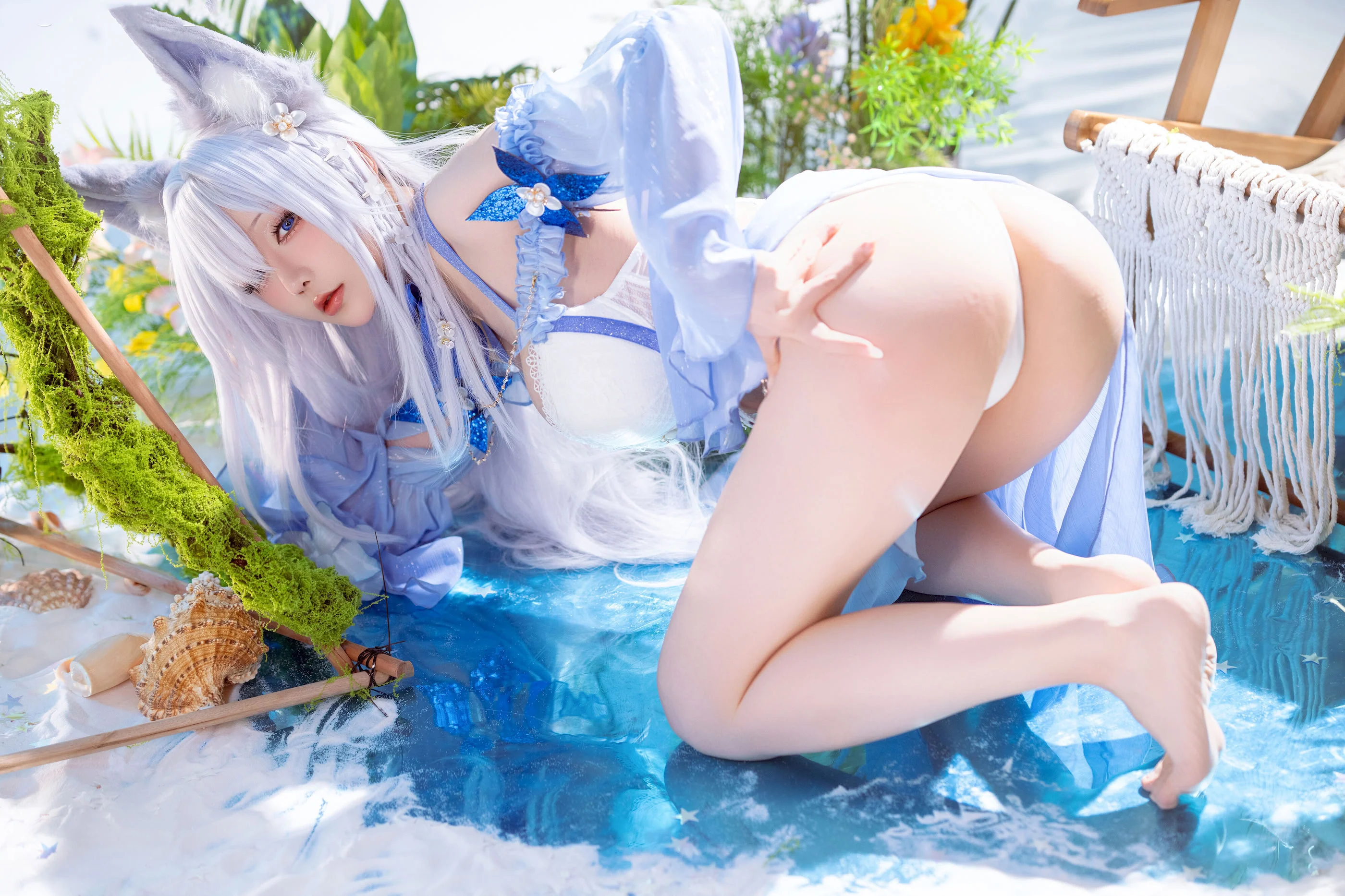 Đọc truyện hentai Tuyển tập Albums siêu phẩm Cosplay - Chap 1395 - Star's Lingering - Azur Lane Shinano Swimsuit