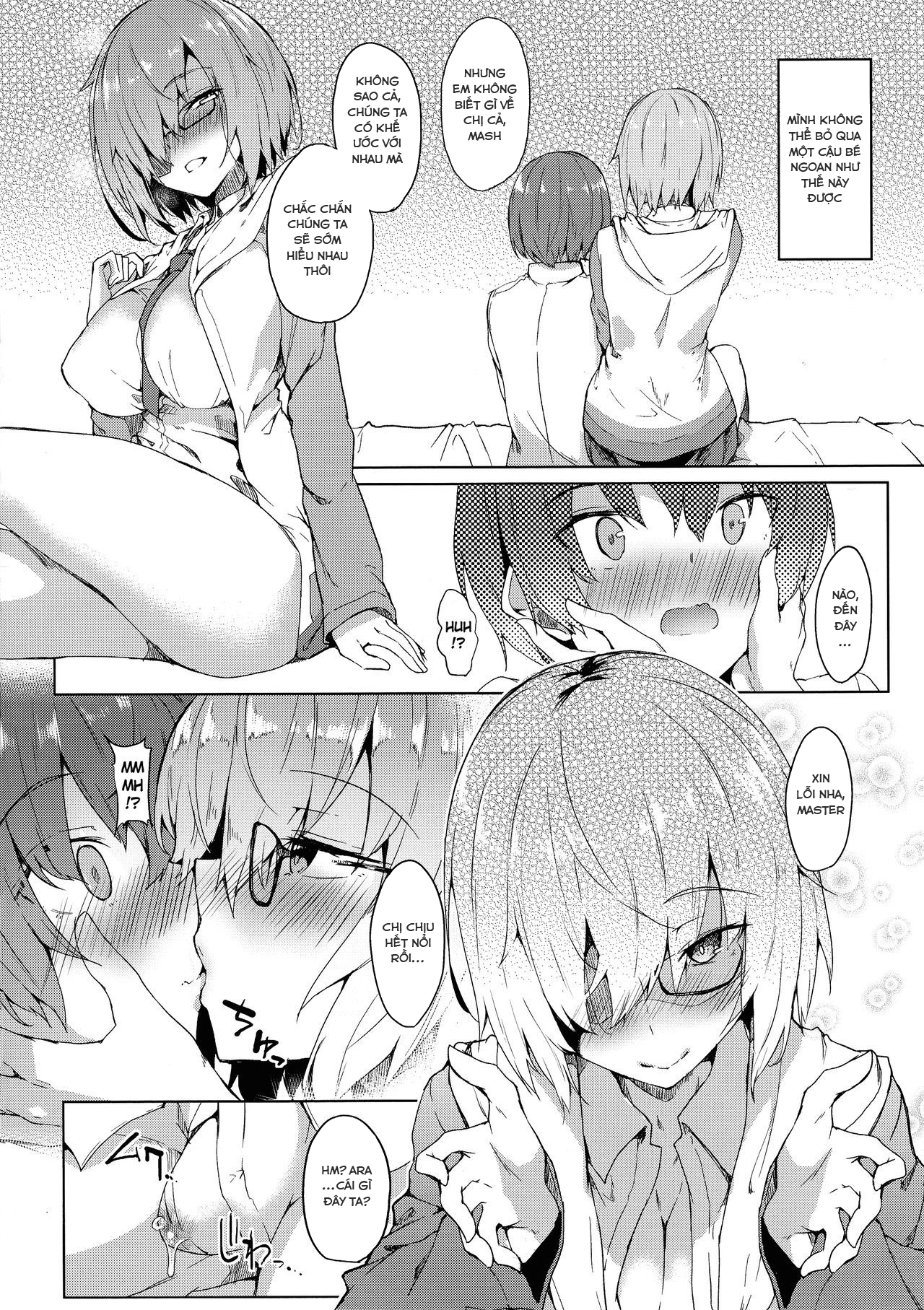 Đọc truyện hentai Mash Onee-chan to Shota Master (Fate Grand Order) - Oneshot