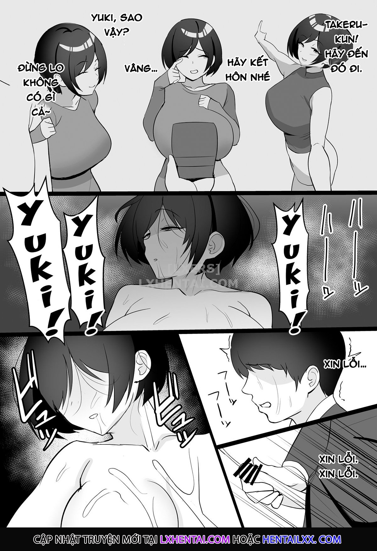 Đọc truyện hentai Please Have Sex With My Wife - Oneshot