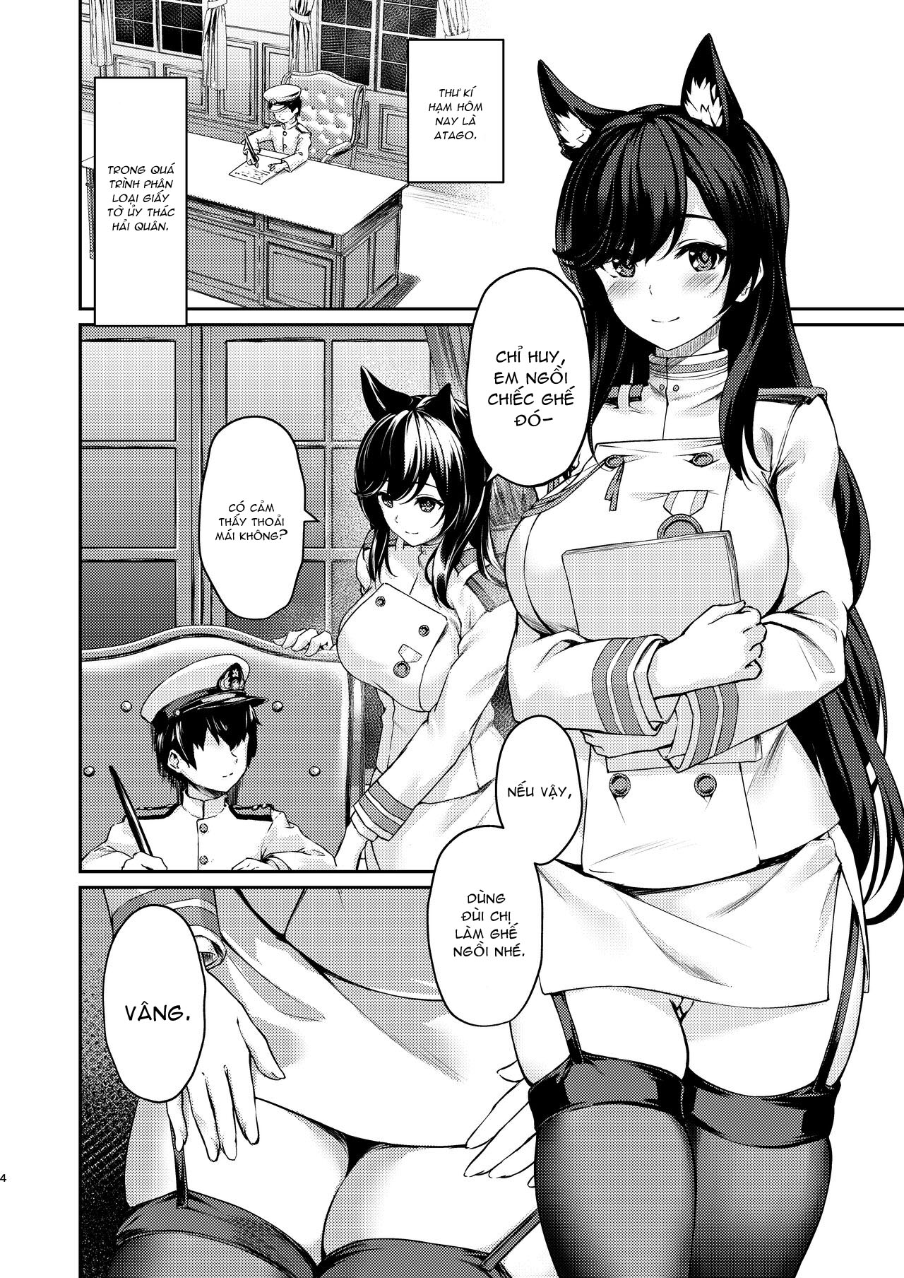 Đọc truyện hentai Hishokan Ecchi (Azur Lane) - Oneshot