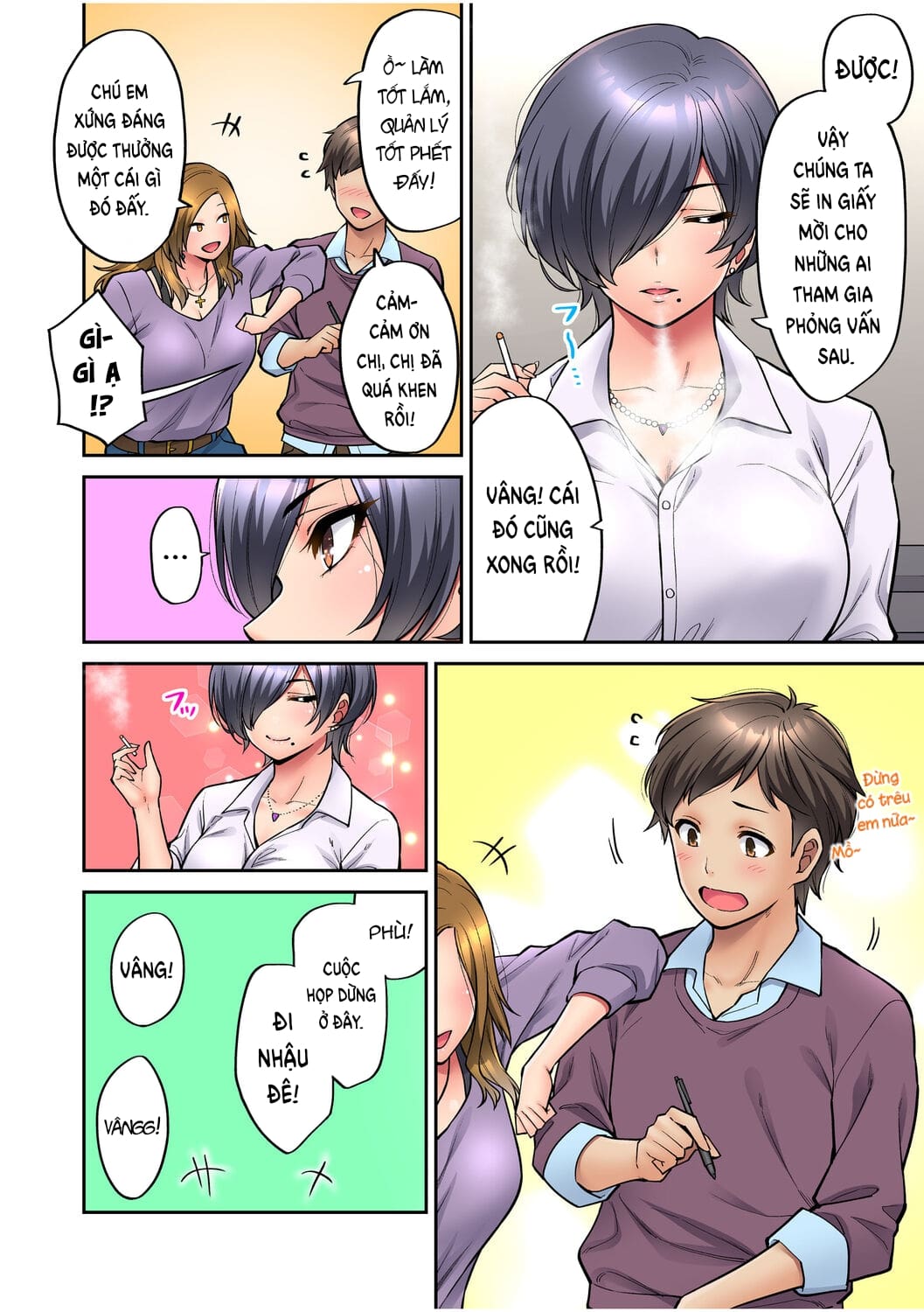 Đọc truyện hentai Làm tình với vị sếp say xỉn mà tôi ngưỡng mộ! - Chap 1: Nhậu, say và làm tình