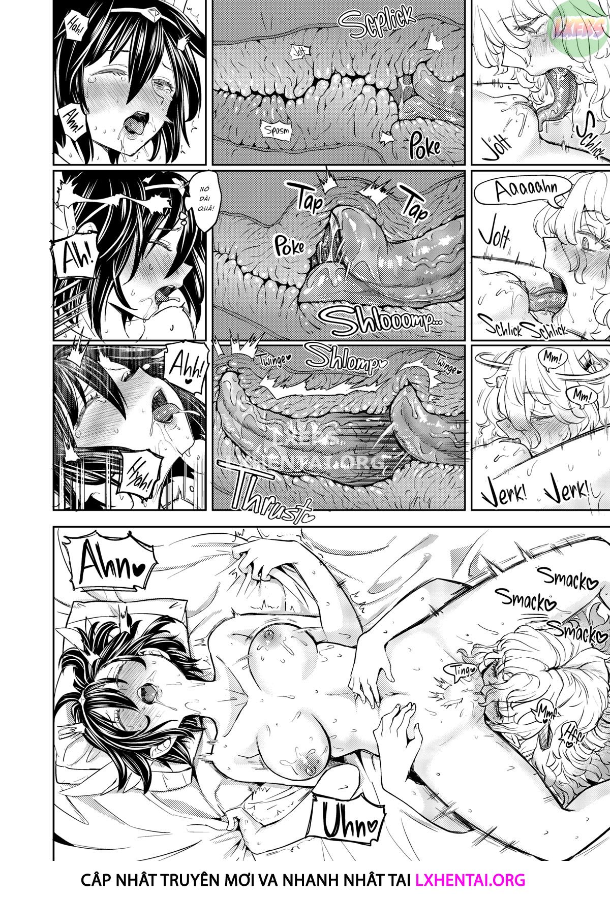 Đọc truyện hentai Tái sinh thành một nữ anh hùng có 5 người vợ quỷ - Chap 5