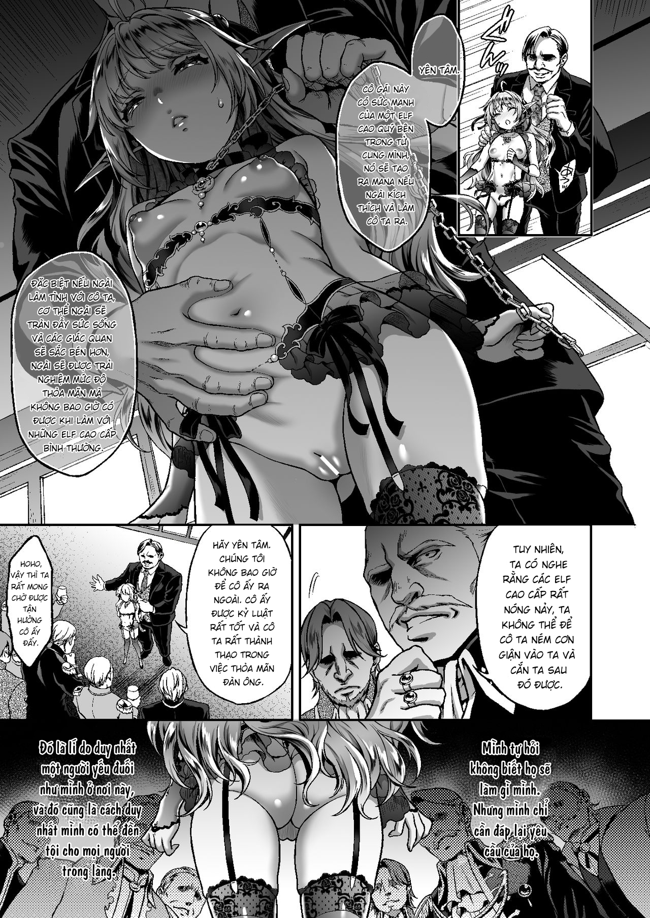 Đọc truyện hentai Nàng Elf bán Hoa dưới ánh hoàng hôn - Chap 6
