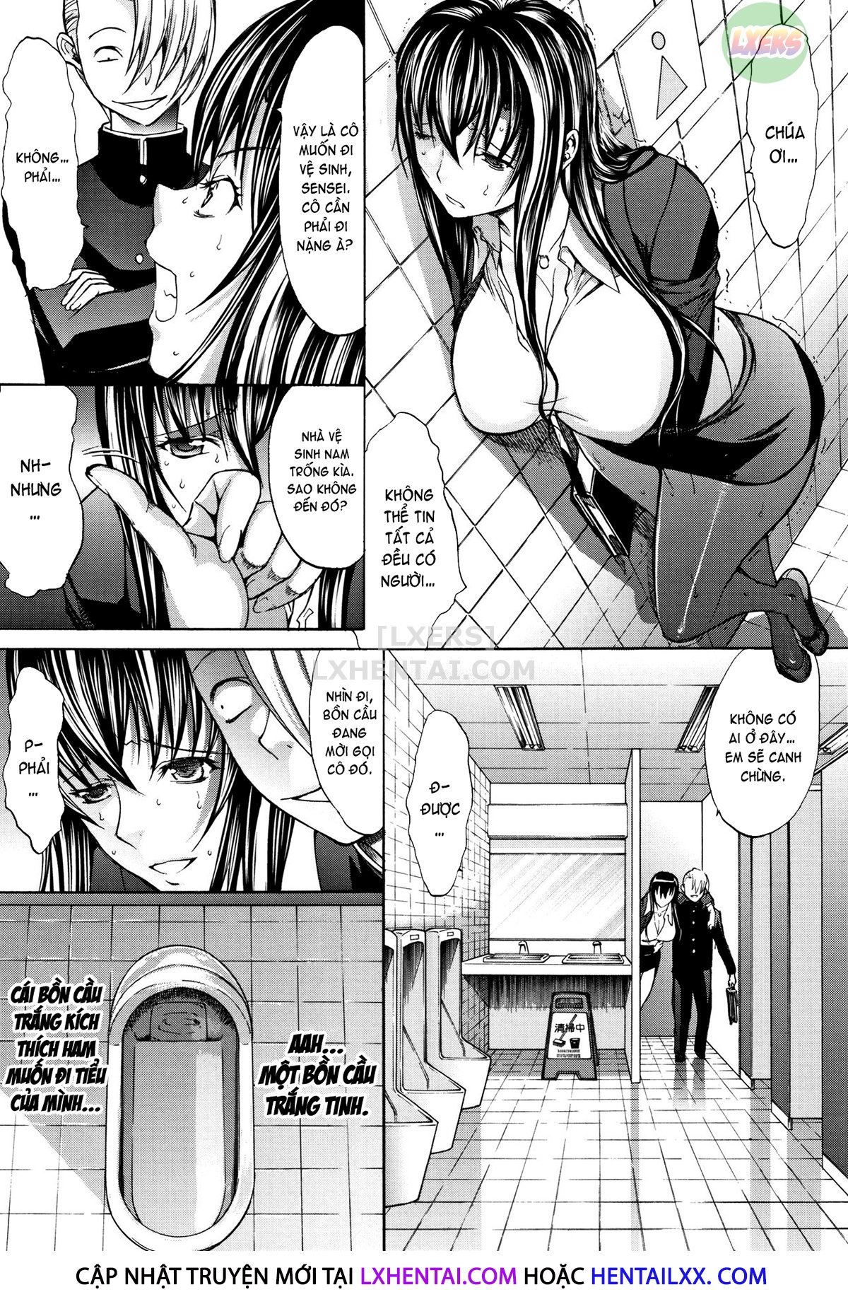 Đọc truyện hentai Shinjin Onna Kyoushi Shinjou Yuuko - Chap 3