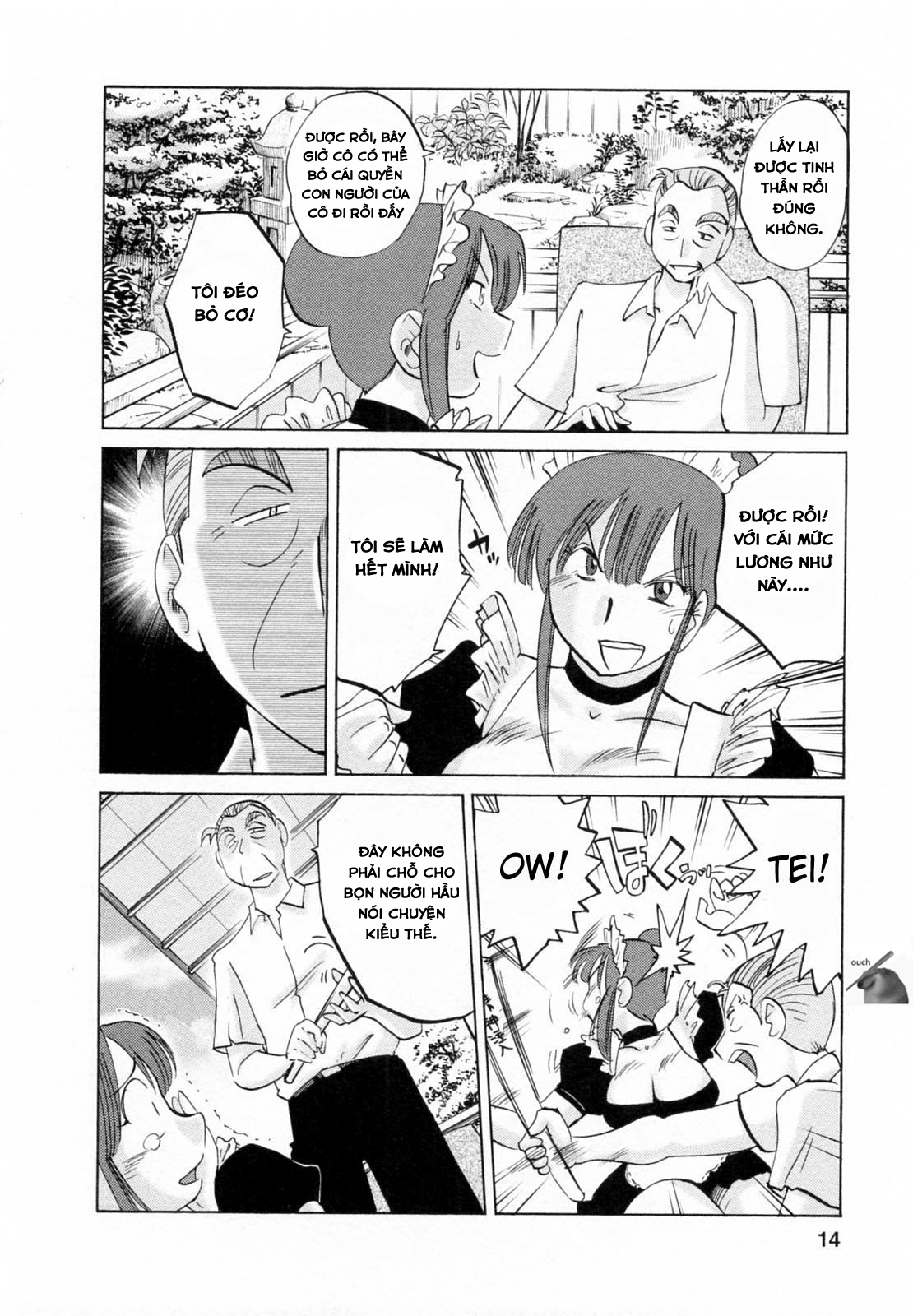 Đọc truyện hentai Maid No Mitsuko-San Vol.1 - Chap 1: Bắt đầu làm hầu gái.