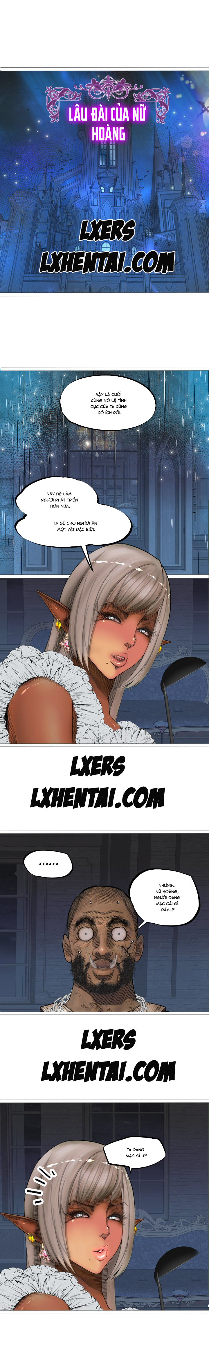 Đọc truyện hentai Nữ Hoàng Dark Elf Và Nô Lệ Orc - Chap 11
