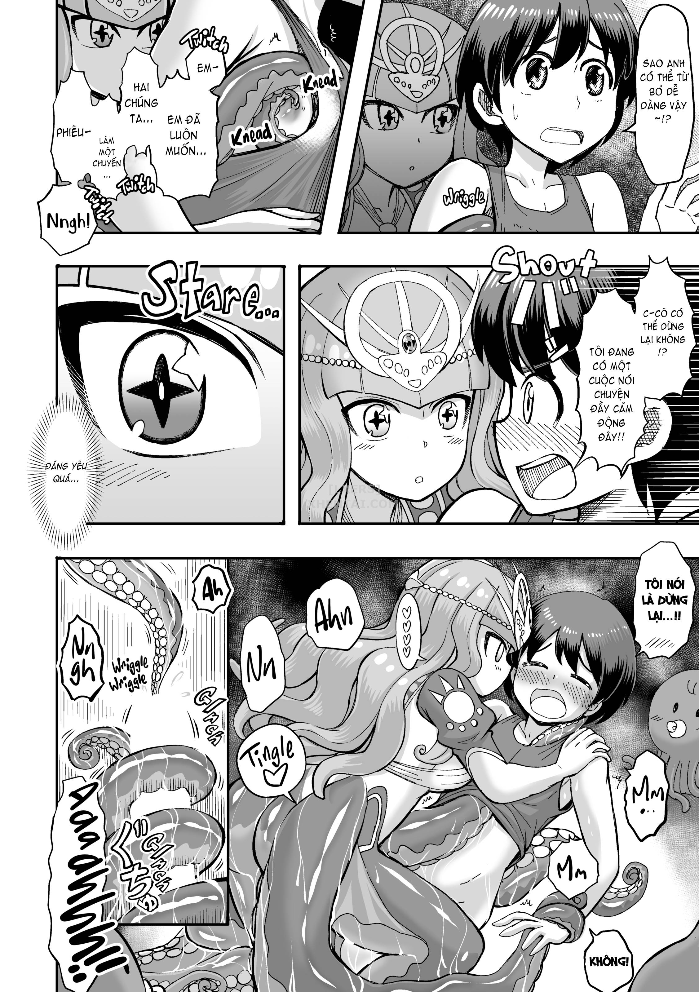 Đọc truyện hentai Monster Girls With a Need for Seed - Chap 13 - The Story of How I Got Wet and Wild with an Octogirl