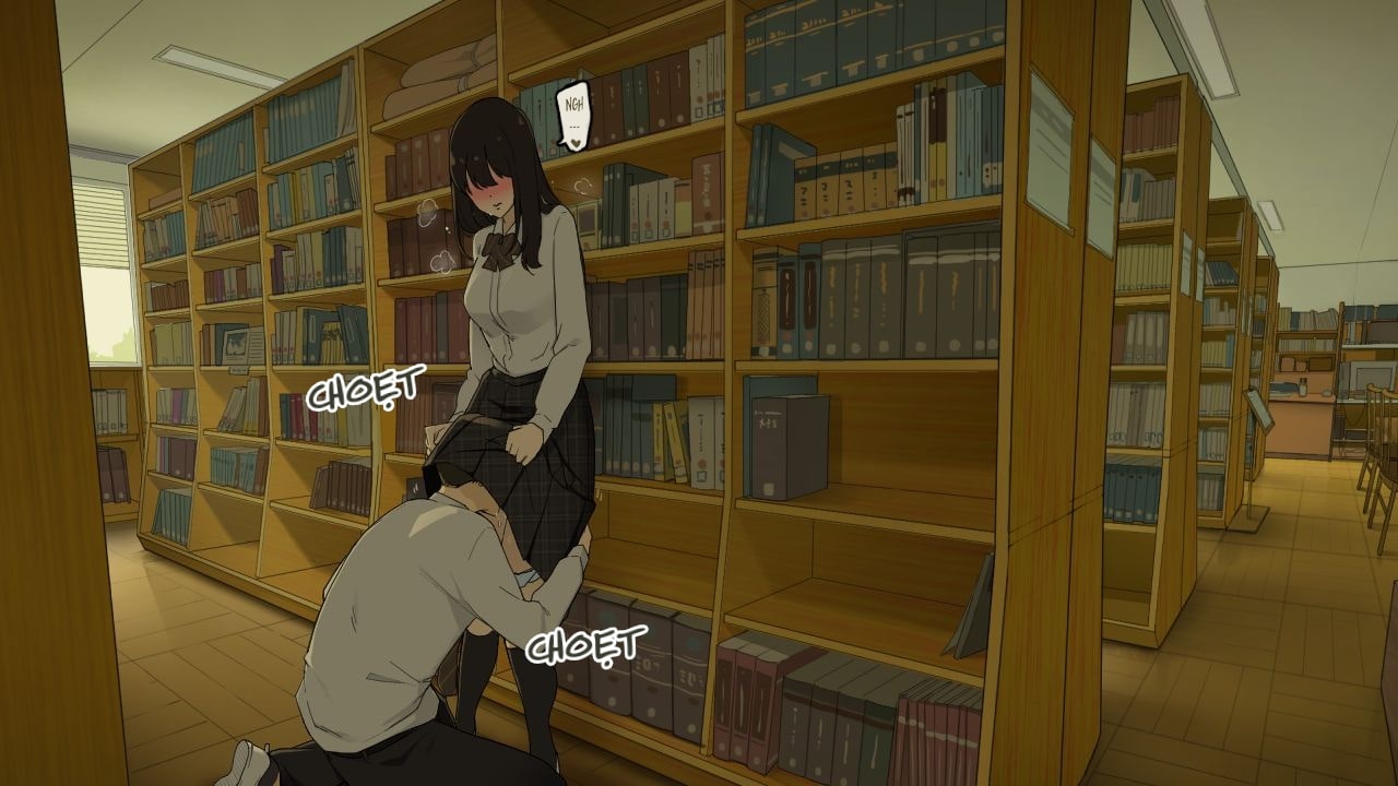 Đọc truyện hentai Góc Khuất Thư Viện - Oneshot