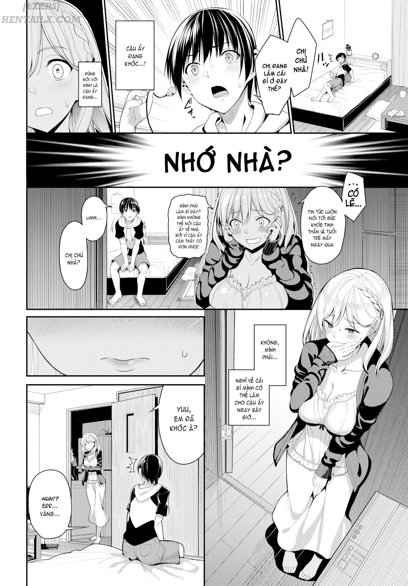 Đọc truyện hentai Soft and Fluffy Landlady - Oneshot