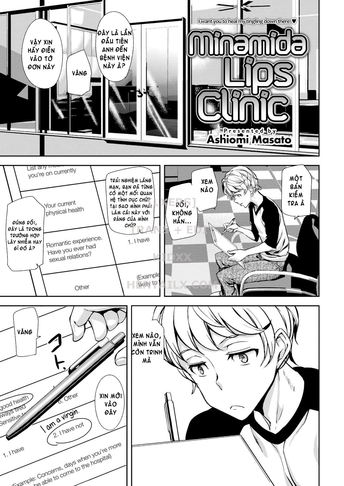 Đọc truyện hentai Honey Service (Trọn bộ) - Chap 4: Minamida Lips Clinic