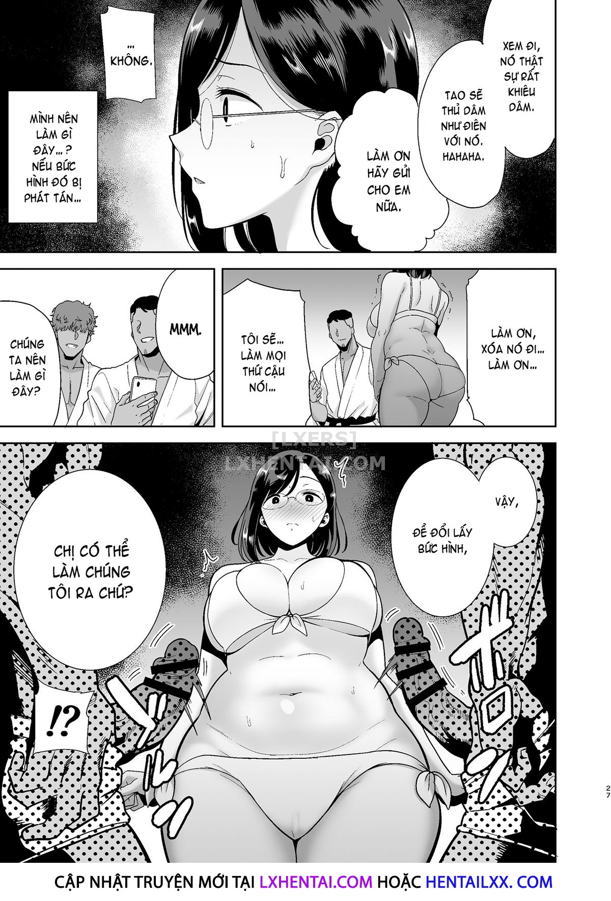 Đọc truyện hentai Natsuzuma ~Natsu, Ryokan, Nanpa Otoko-Tachi Ni Ochita Tsuma~ - Chap 1 - Có che