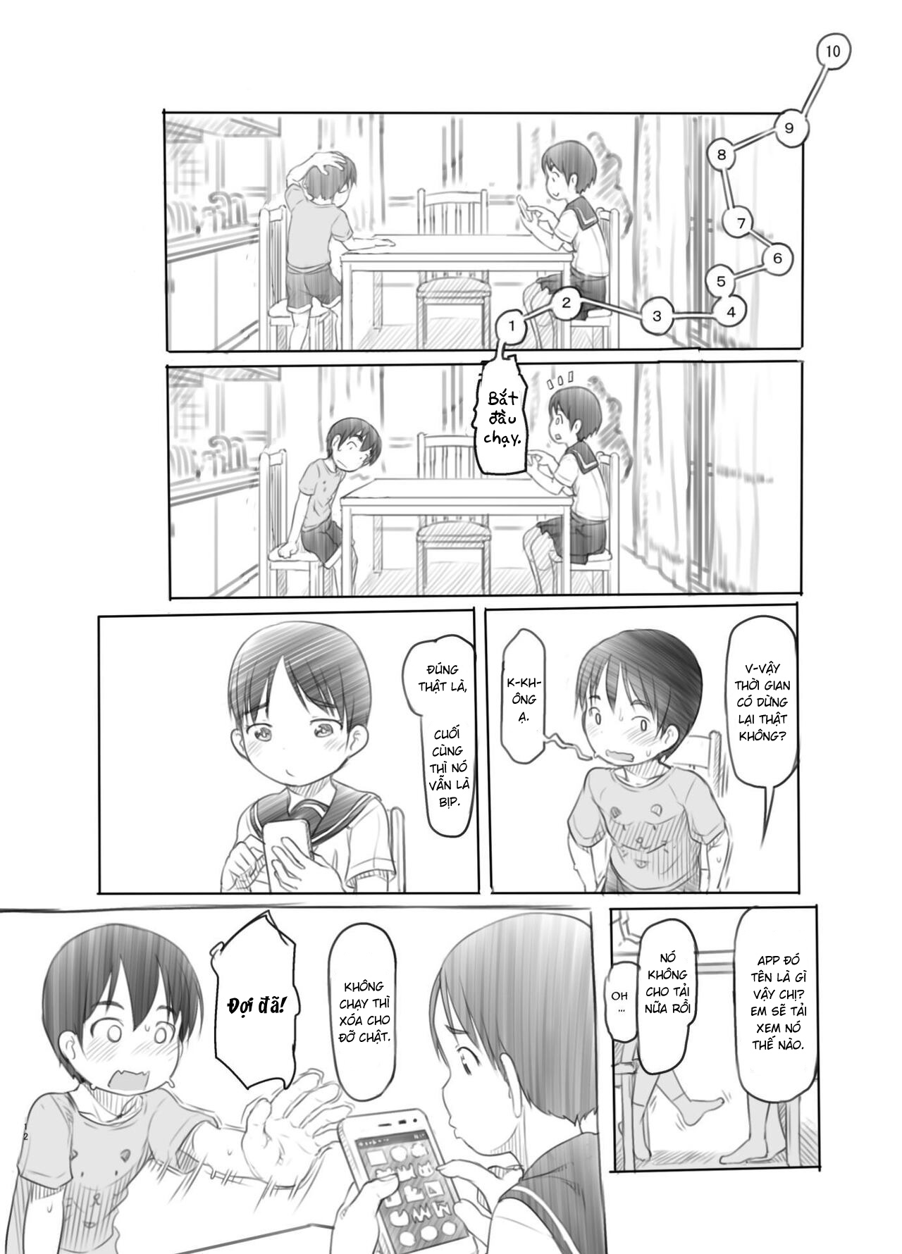 Đọc truyện hentai Tôi đưa cho em trai app ngưng đọng thời gian khi biết nó động dục - Oneshot