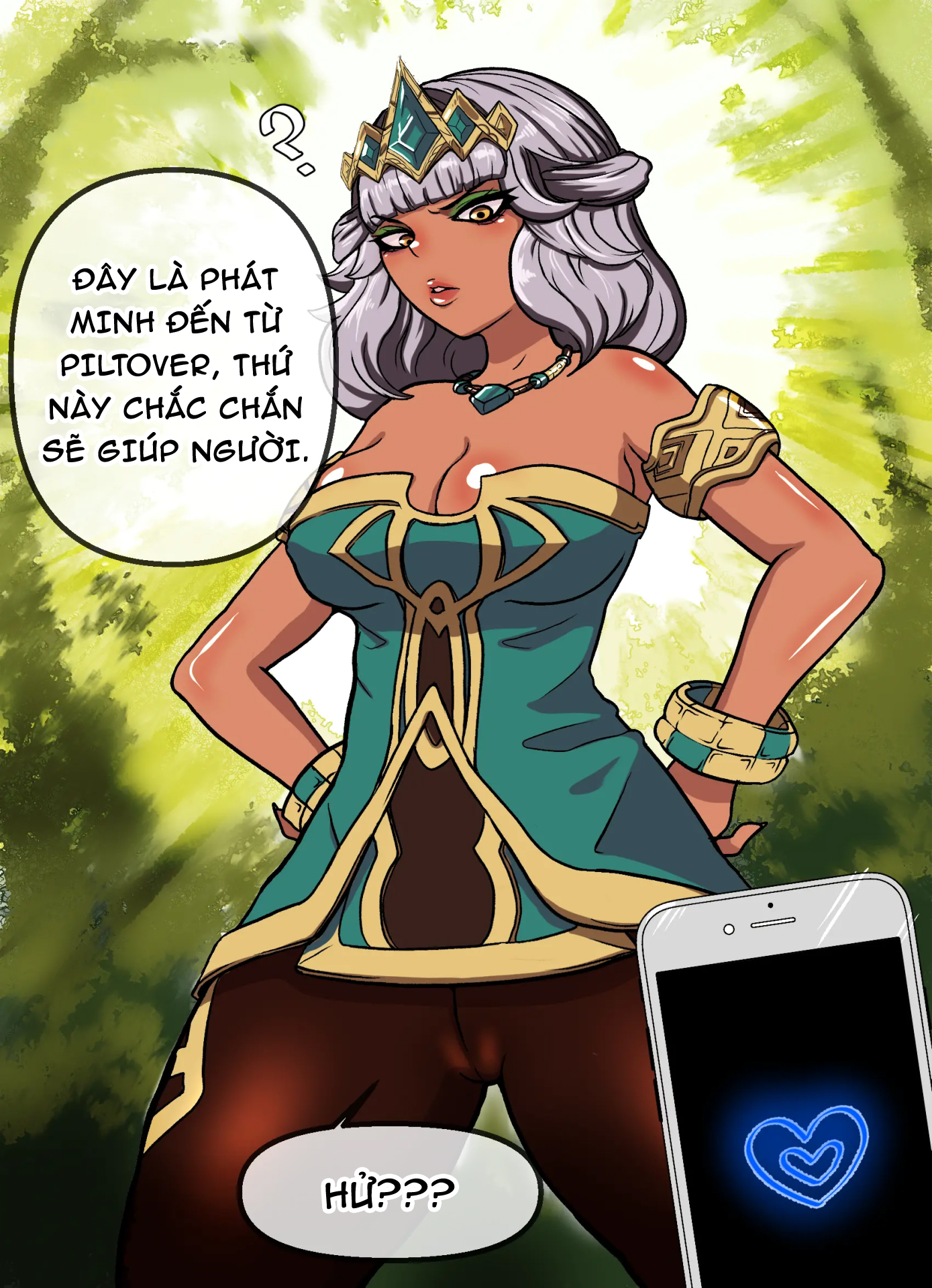 Đọc truyện hentai Ứng dụng thôi miên với Qiyana - Chưa xoá app nhé:))))