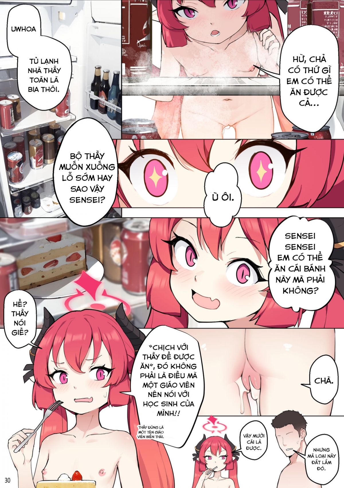 Đọc truyện hentai Cho em ăn Sensei - Oneshot