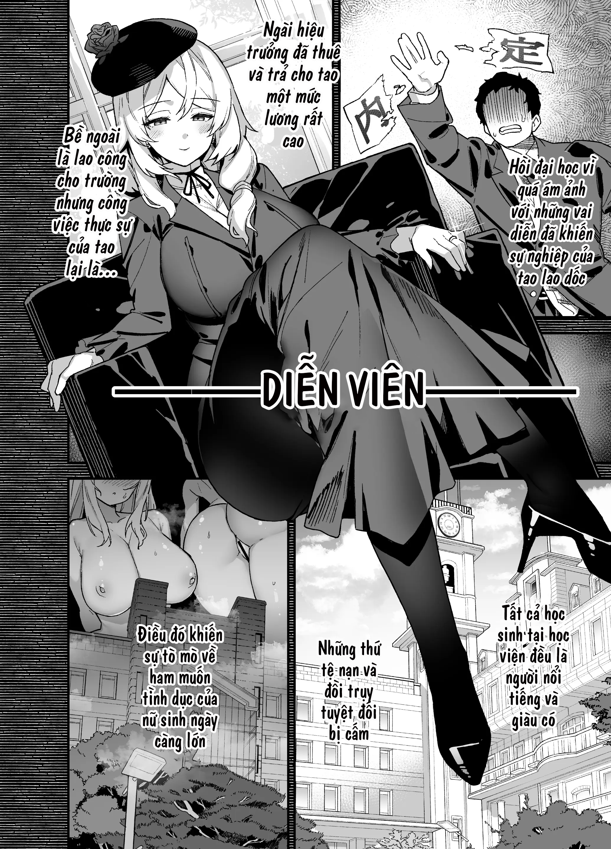 Đọc truyện hentai Thân hình quyến rũ với cặp vếu căng đét bờ mông mộng nước - Chap 1