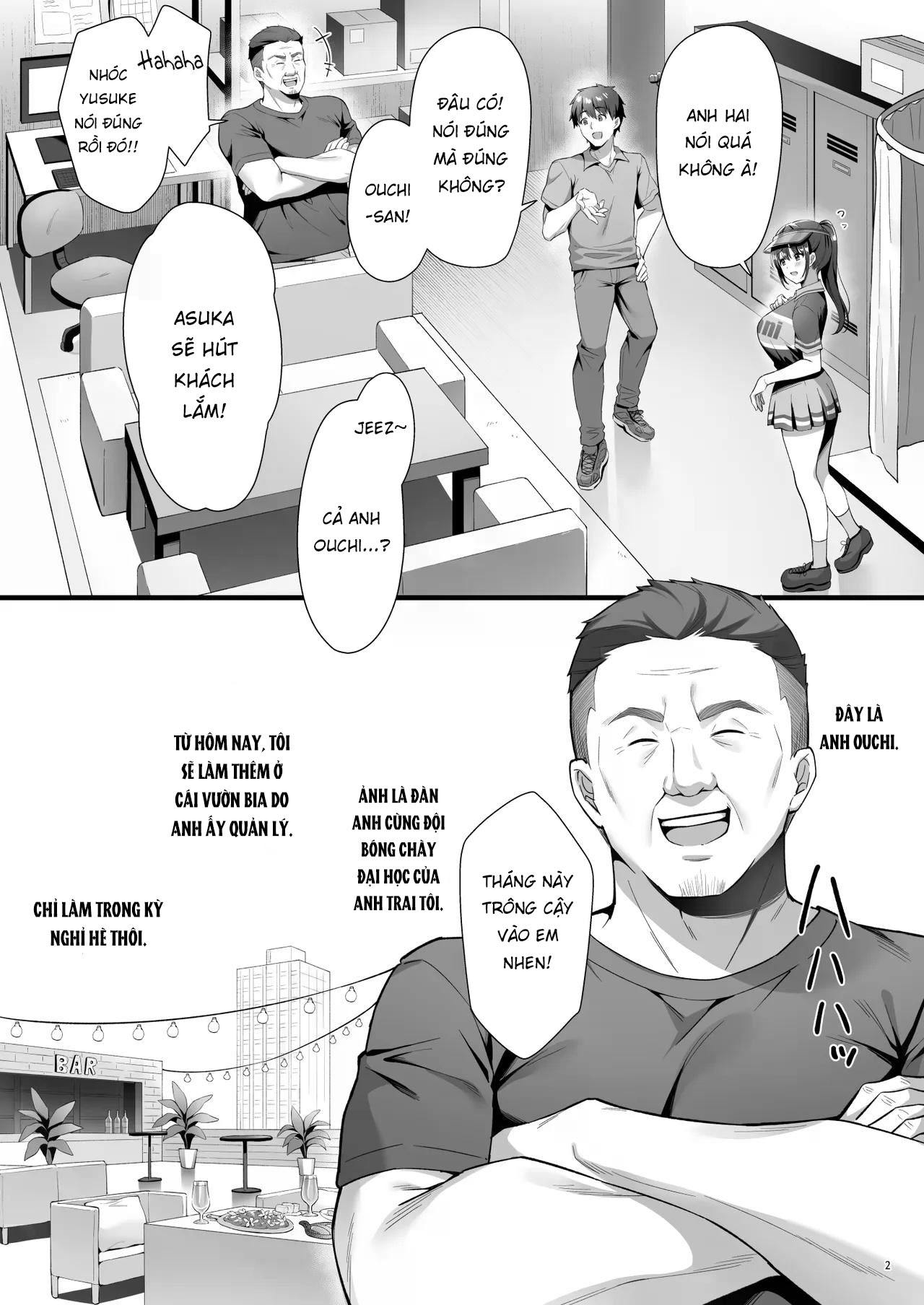 Đọc truyện hentai Watashi, Nusundemasen! Beer Garden no Uriko Baito ni Kita Dake Nanoni… - Oneshot