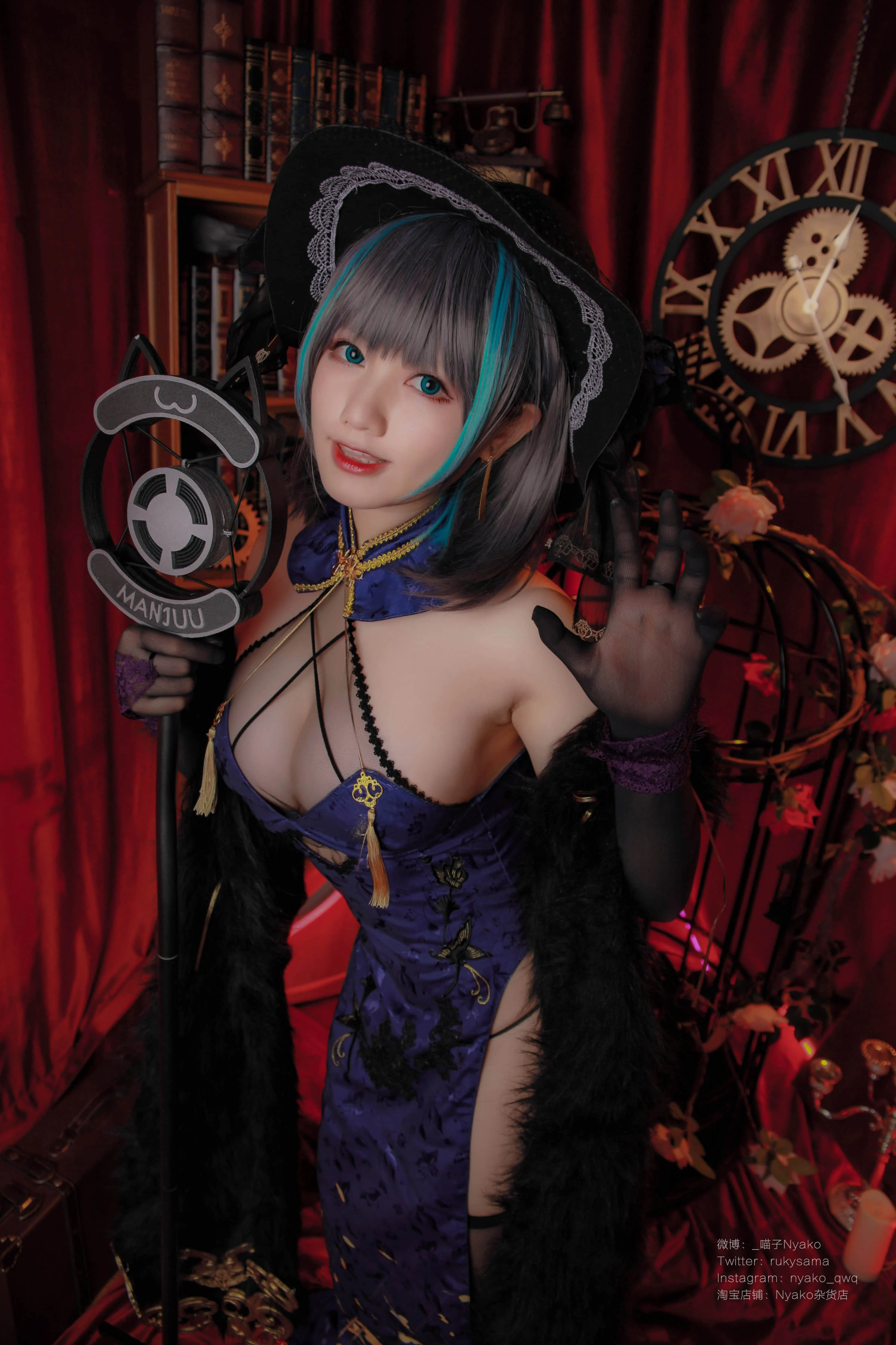 Đọc truyện hentai Tuyển tập Albums siêu phẩm Cosplay - Chap 808 - Nyako - Cheshire Cheongsam