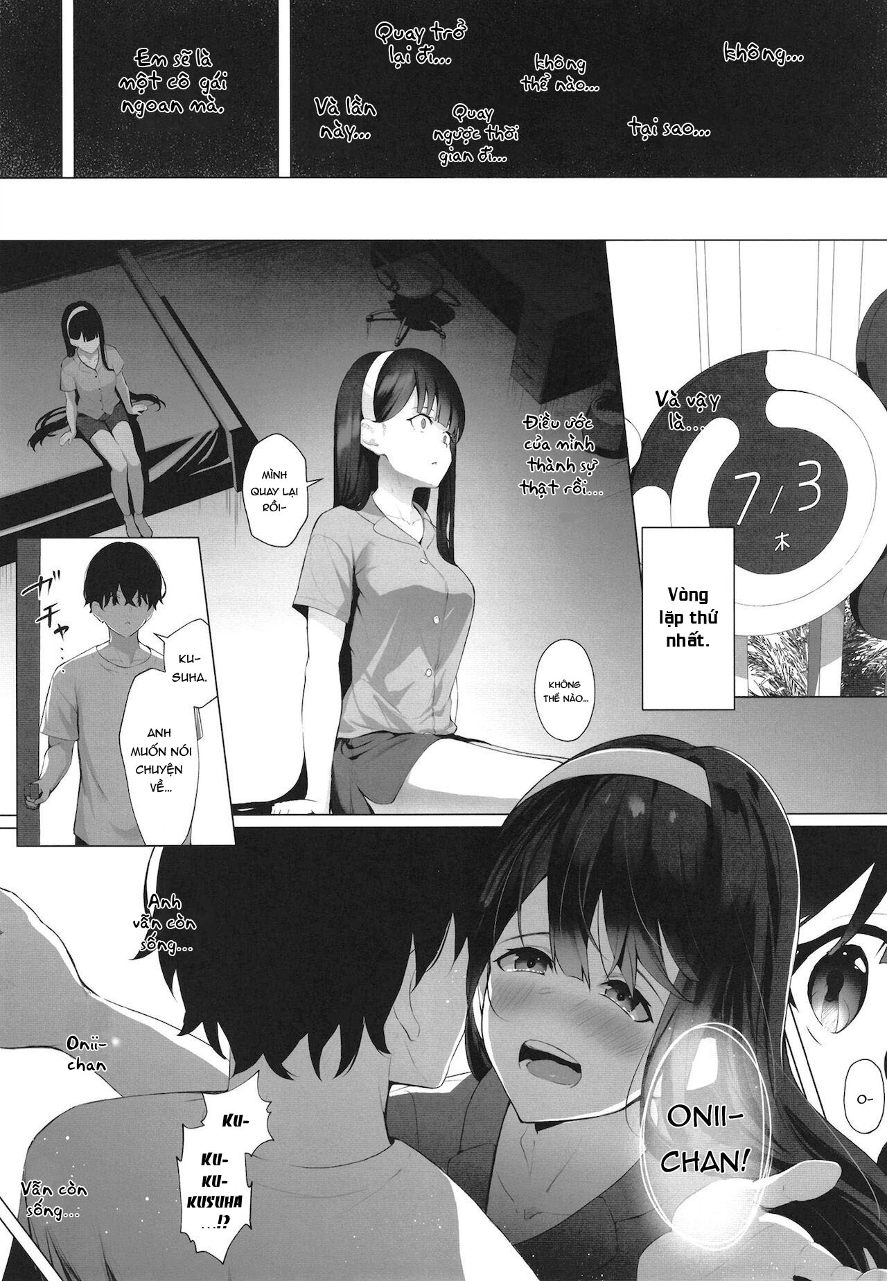 Đọc truyện hentai Cô em gái nghiện tua ngược thời gian! - Chap 2